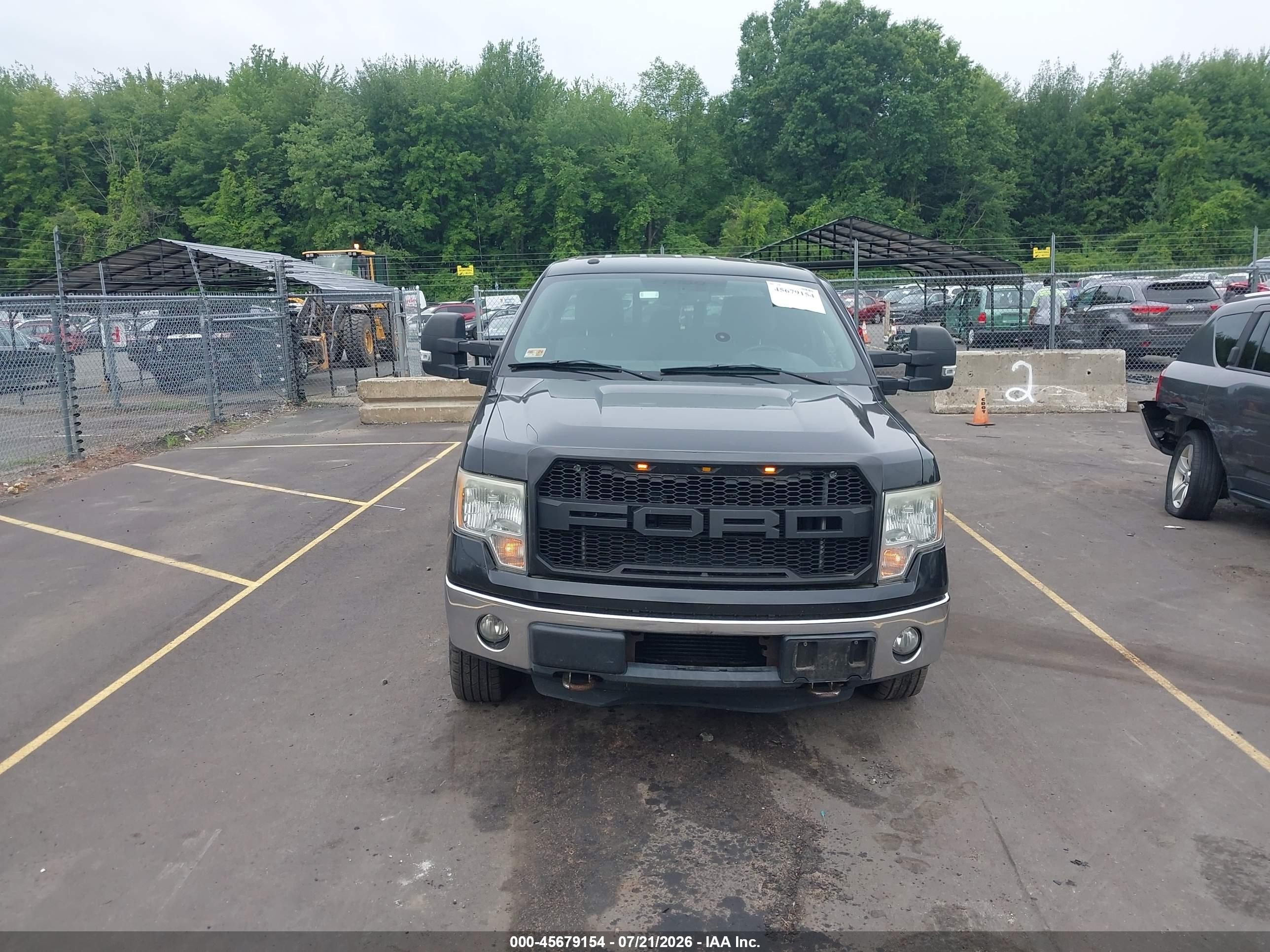 2012 Ford F-150 Xlt Black vin: 1FTFX1ET2CFA54836