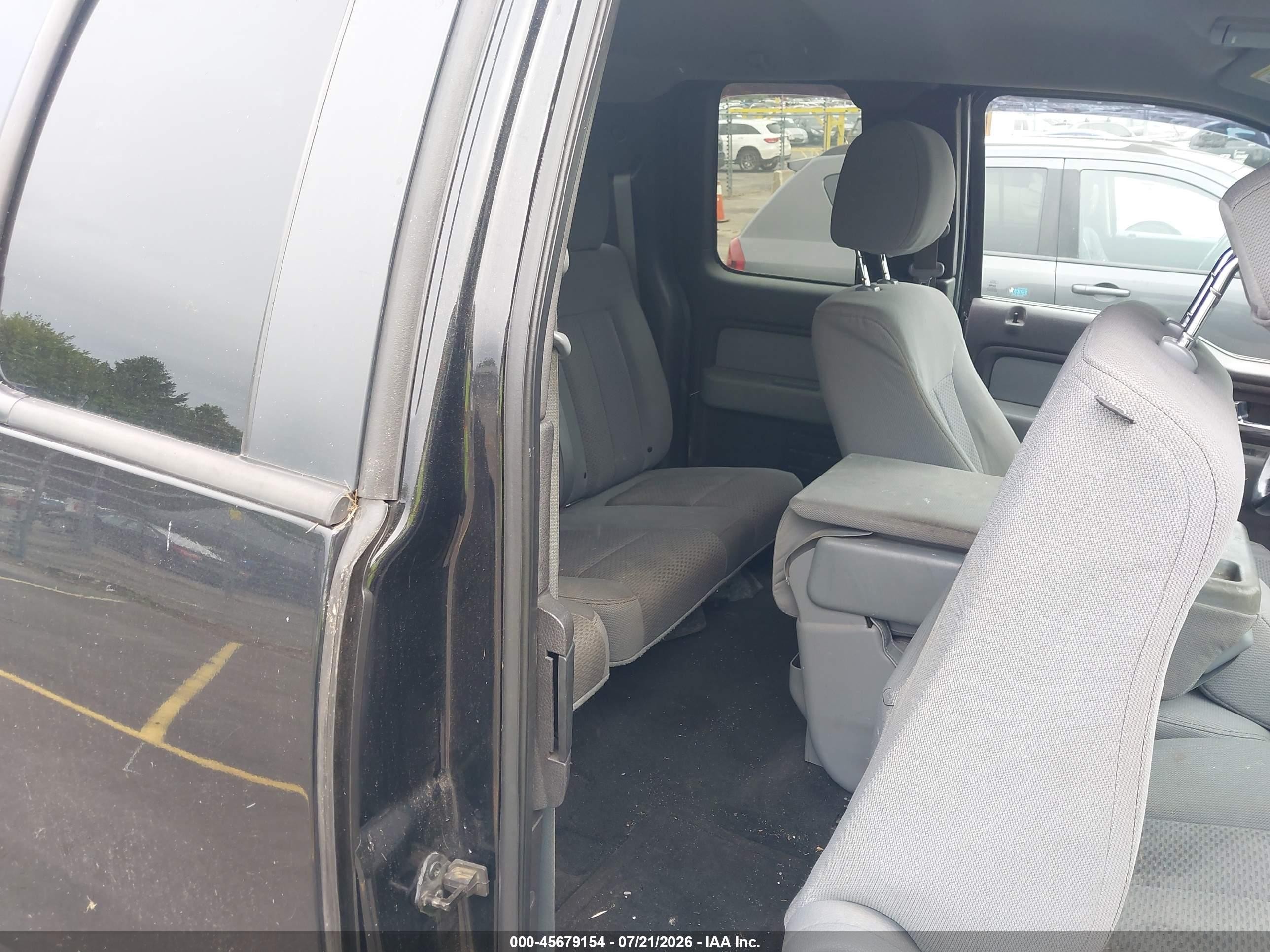 2012 Ford F-150 Xlt Black vin: 1FTFX1ET2CFA54836