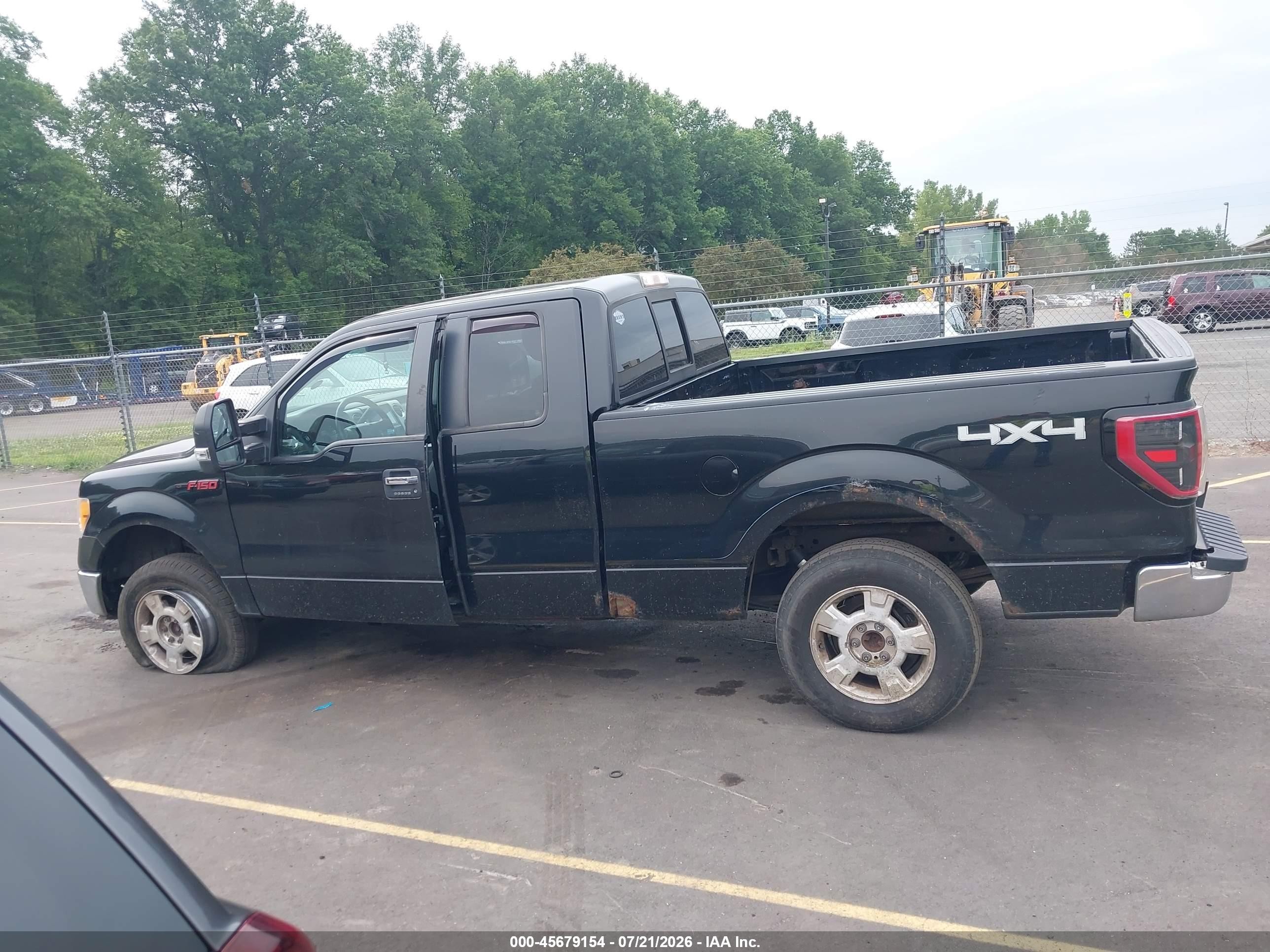 2012 Ford F-150 Xlt Black vin: 1FTFX1ET2CFA54836