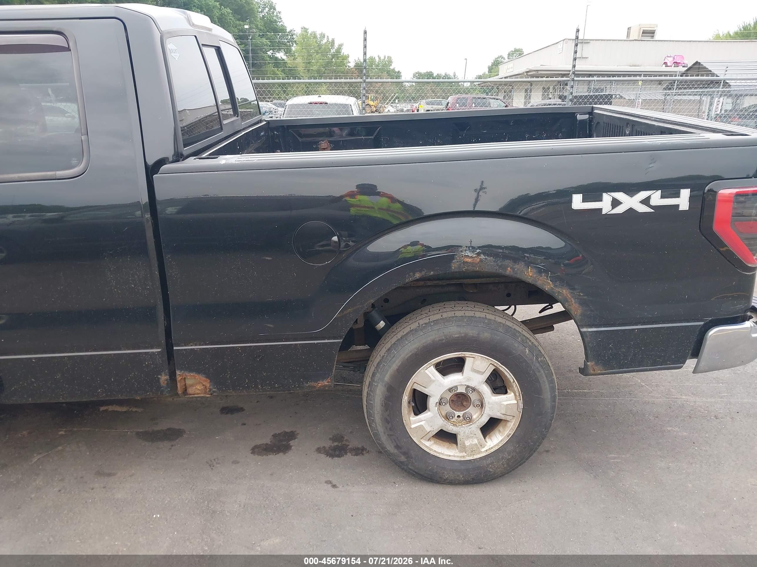 2012 Ford F-150 Xlt Black vin: 1FTFX1ET2CFA54836