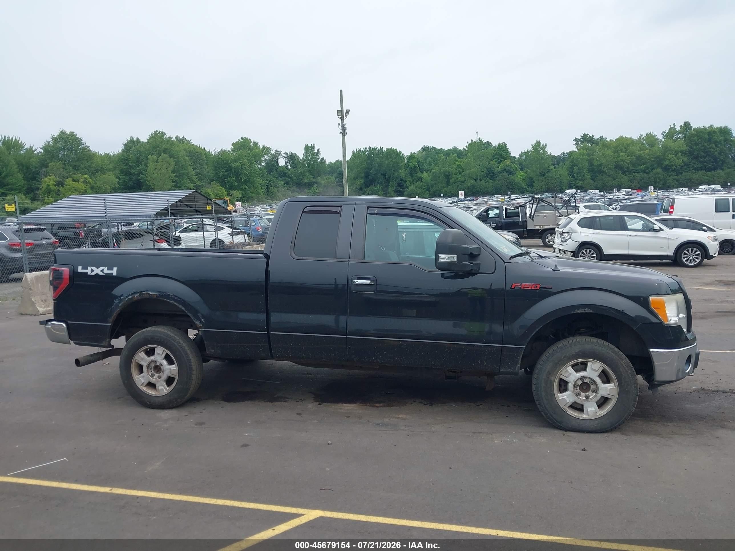 2012 Ford F-150 Xlt Black vin: 1FTFX1ET2CFA54836