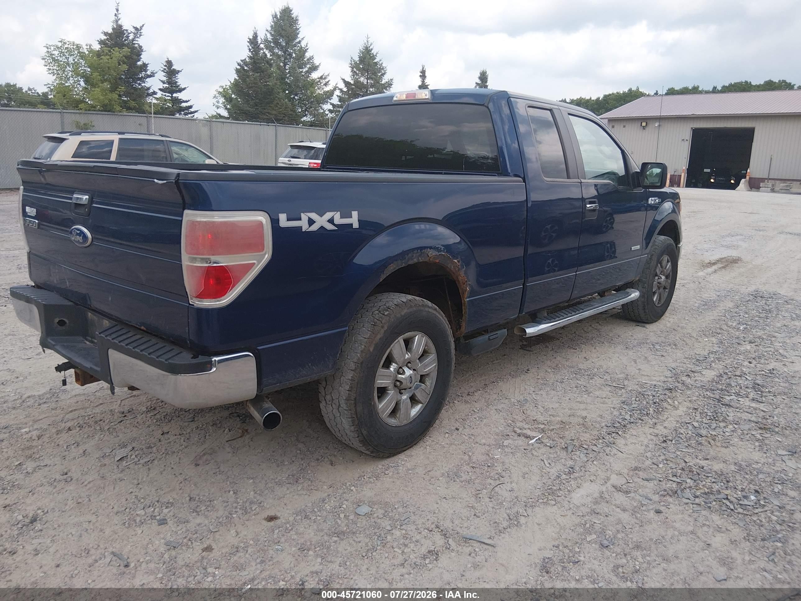 2012 Ford F-150 Xlt Blue vin: 1FTFX1ET2CFA87612