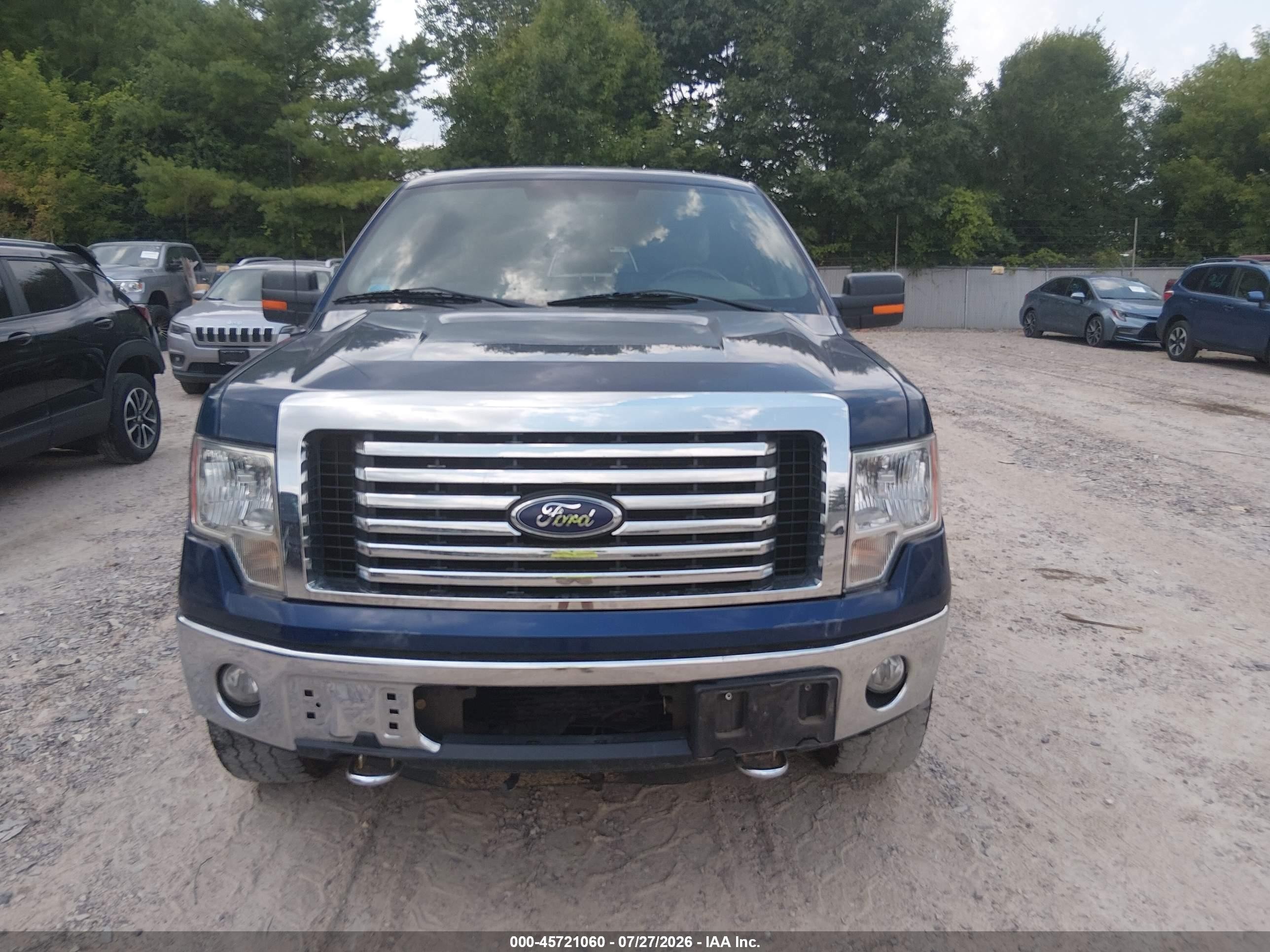 2012 Ford F-150 Xlt Blue vin: 1FTFX1ET2CFA87612