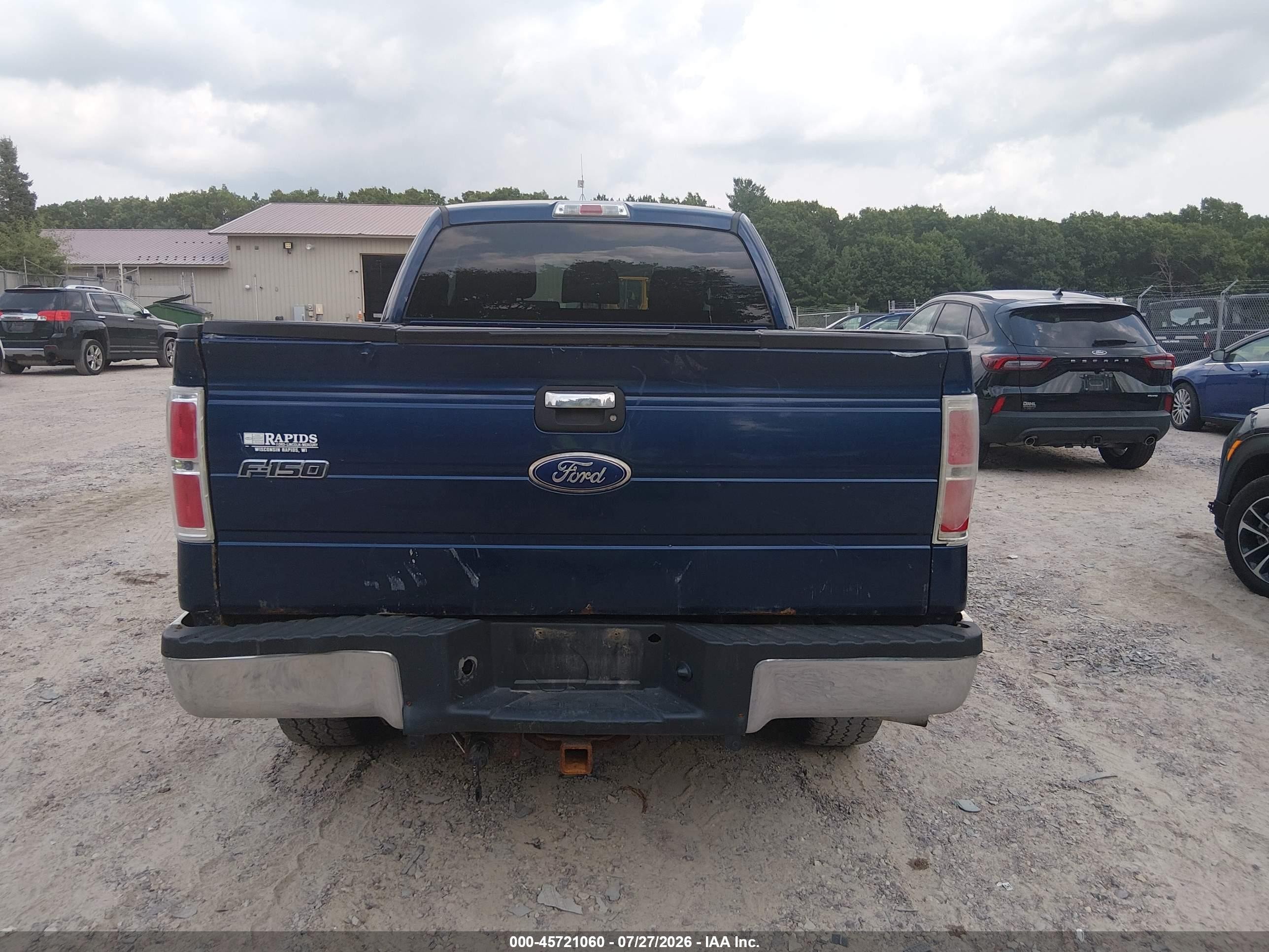 2012 Ford F-150 Xlt Blue vin: 1FTFX1ET2CFA87612