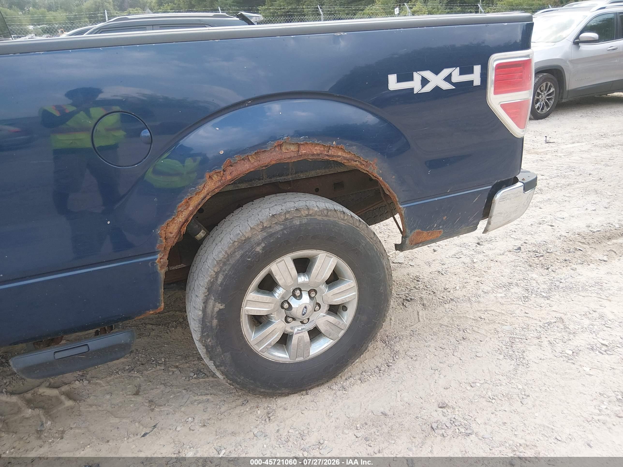 2012 Ford F-150 Xlt Blue vin: 1FTFX1ET2CFA87612