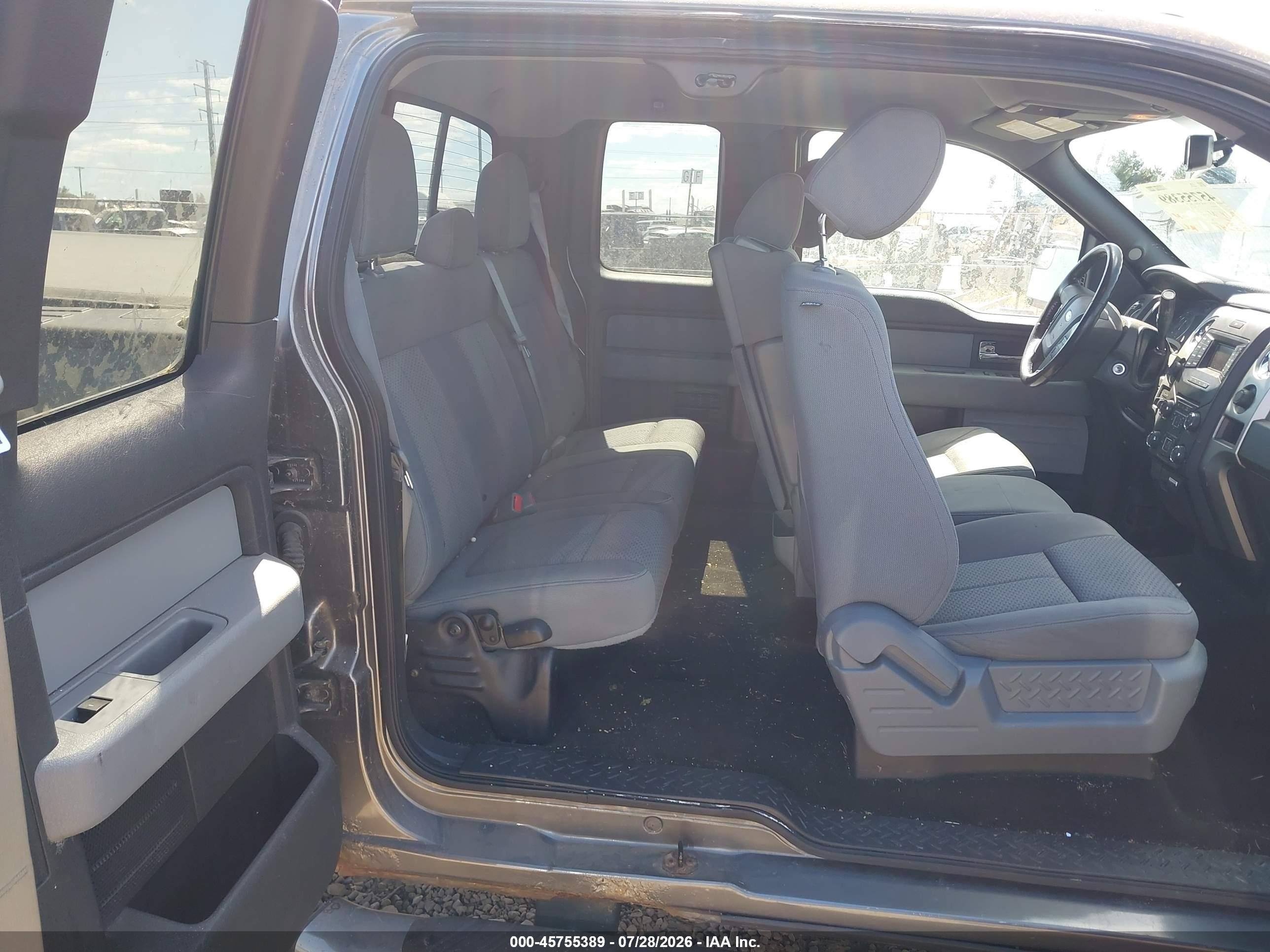 2013 Ford F-150 Xlt Gray vin: 1FTFX1ET2DFA36192