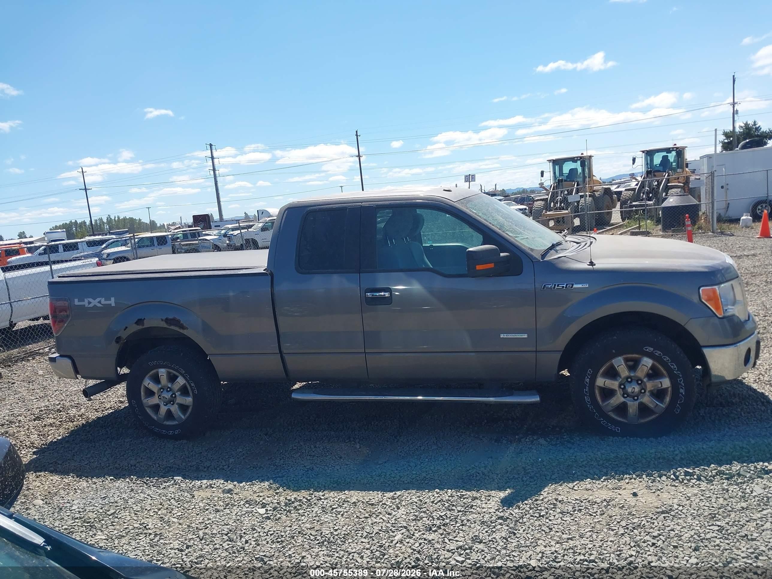 2013 Ford F-150 Xlt Gray vin: 1FTFX1ET2DFA36192