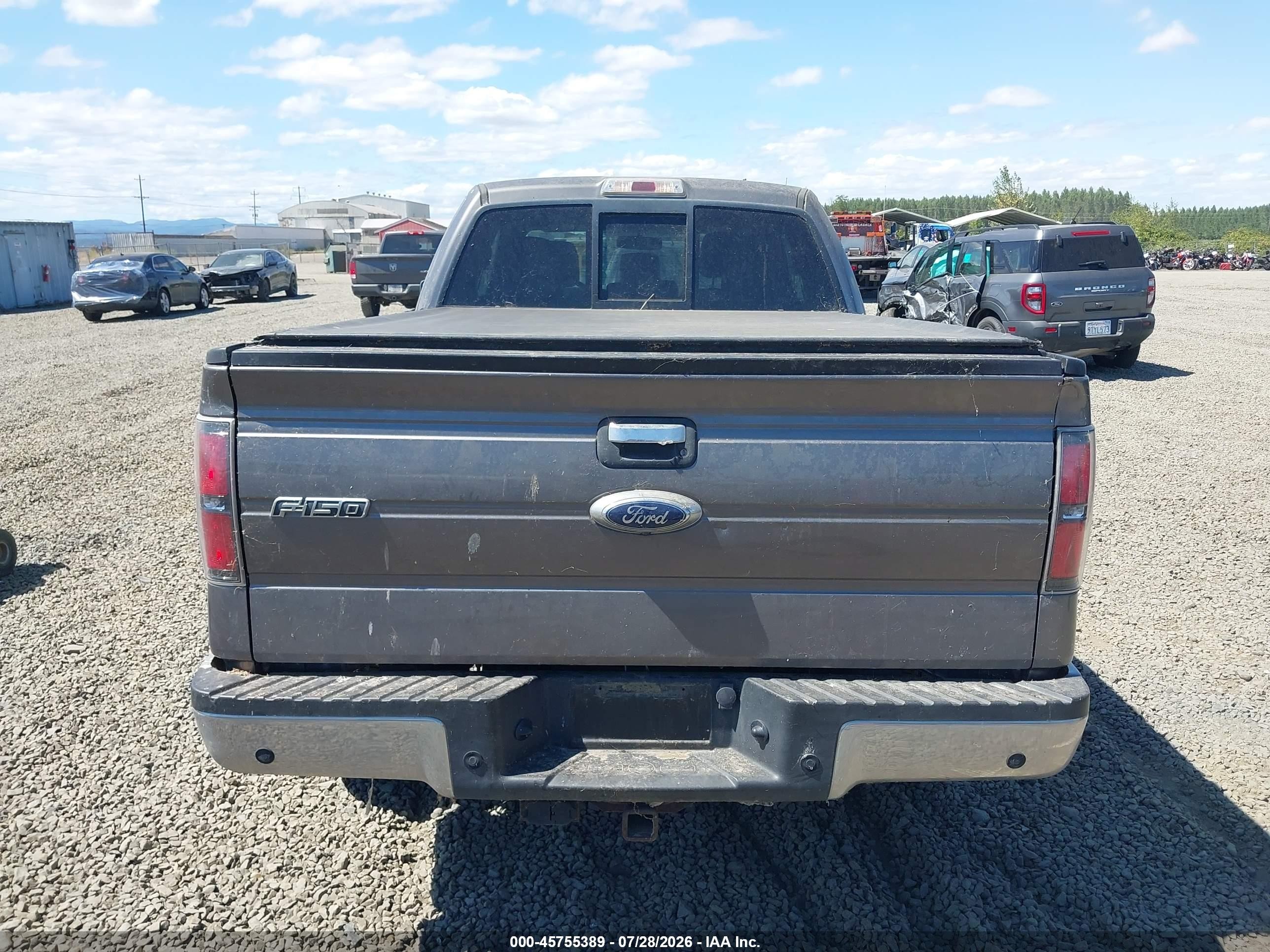 2013 Ford F-150 Xlt Gray vin: 1FTFX1ET2DFA36192