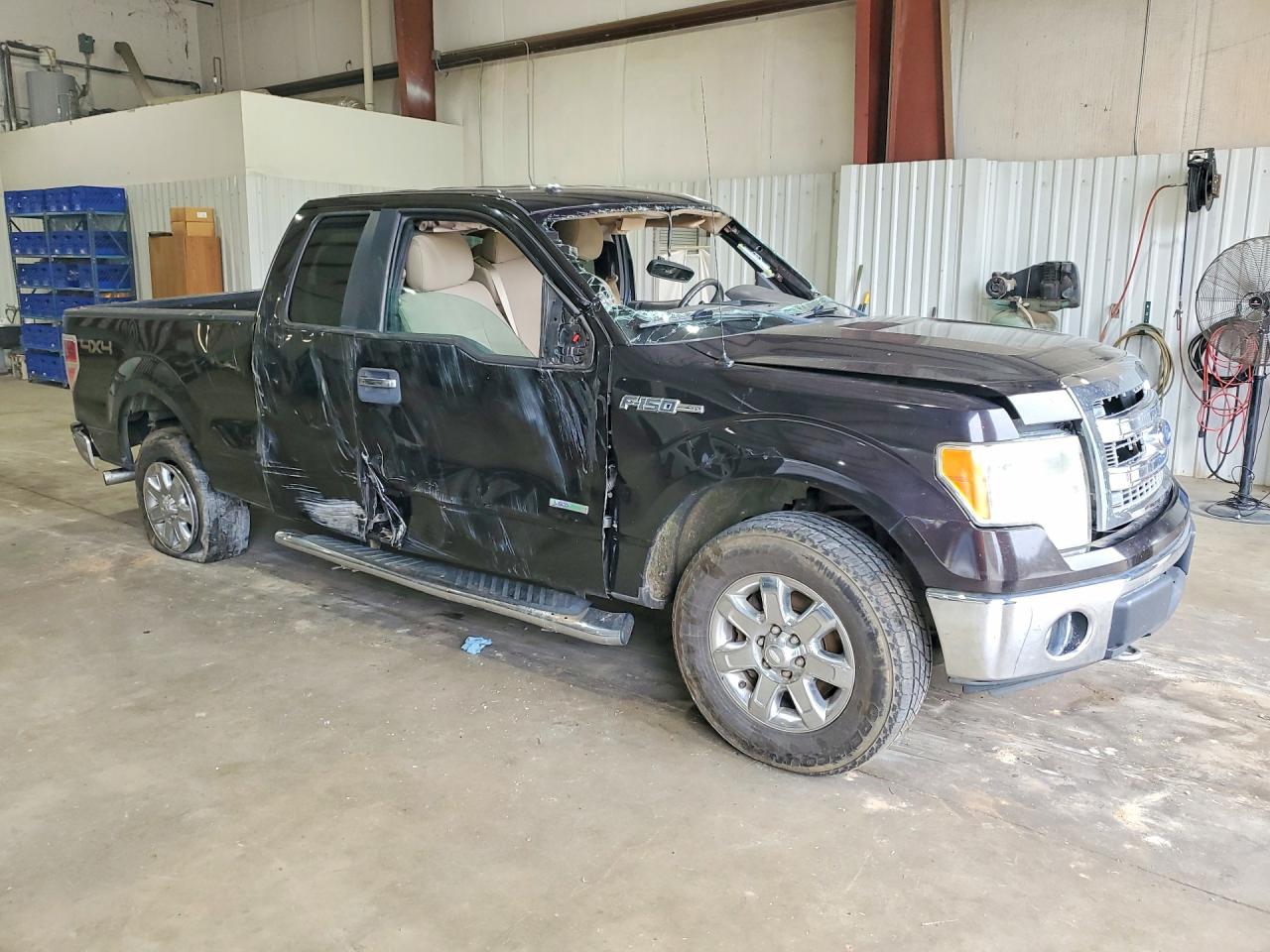 2013 Ford F150 Super Cab Black vin: 1FTFX1ET2DFA53252