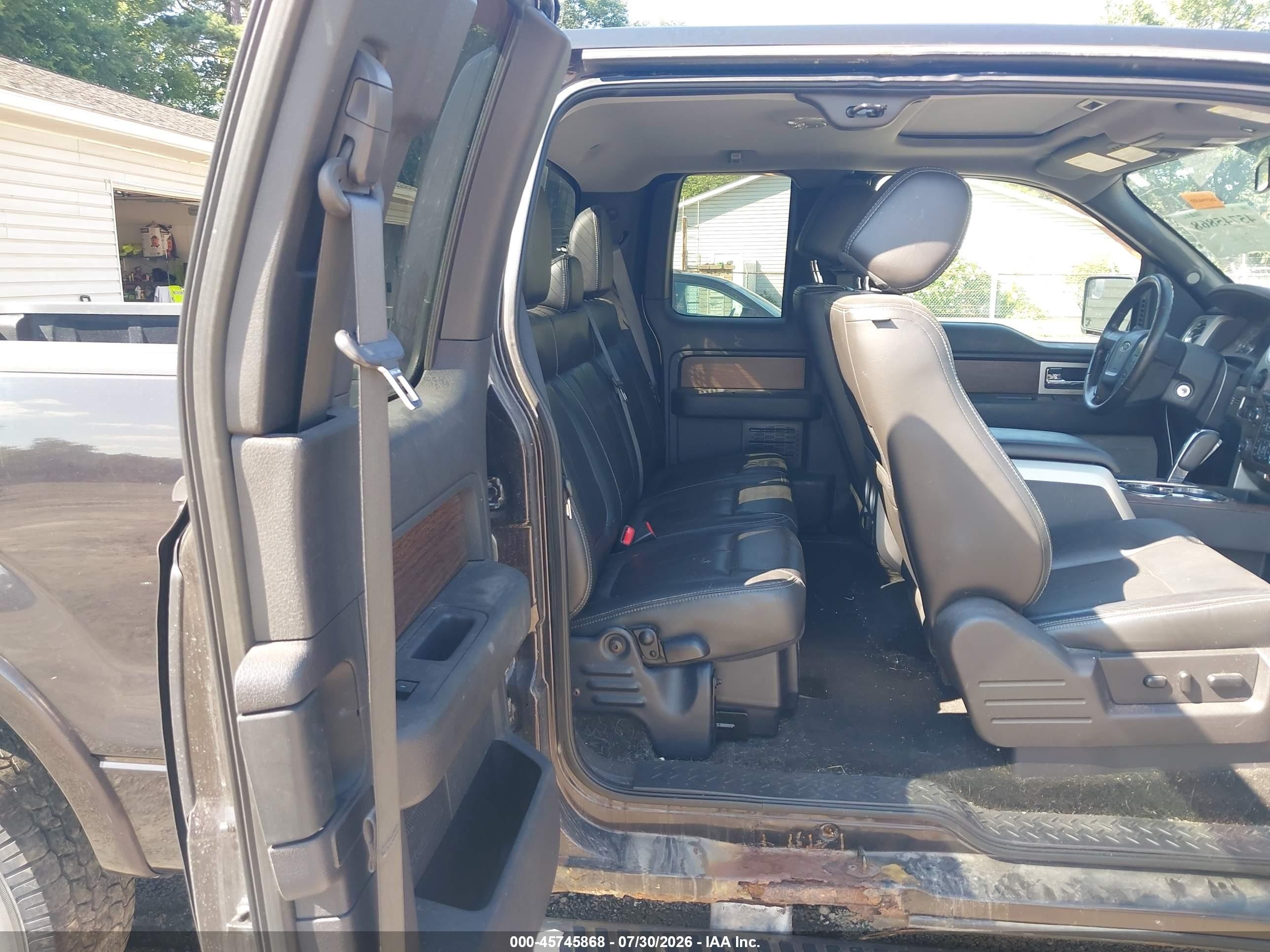 2013 Ford F-150 Lariat Black vin: 1FTFX1ET2DFB12218