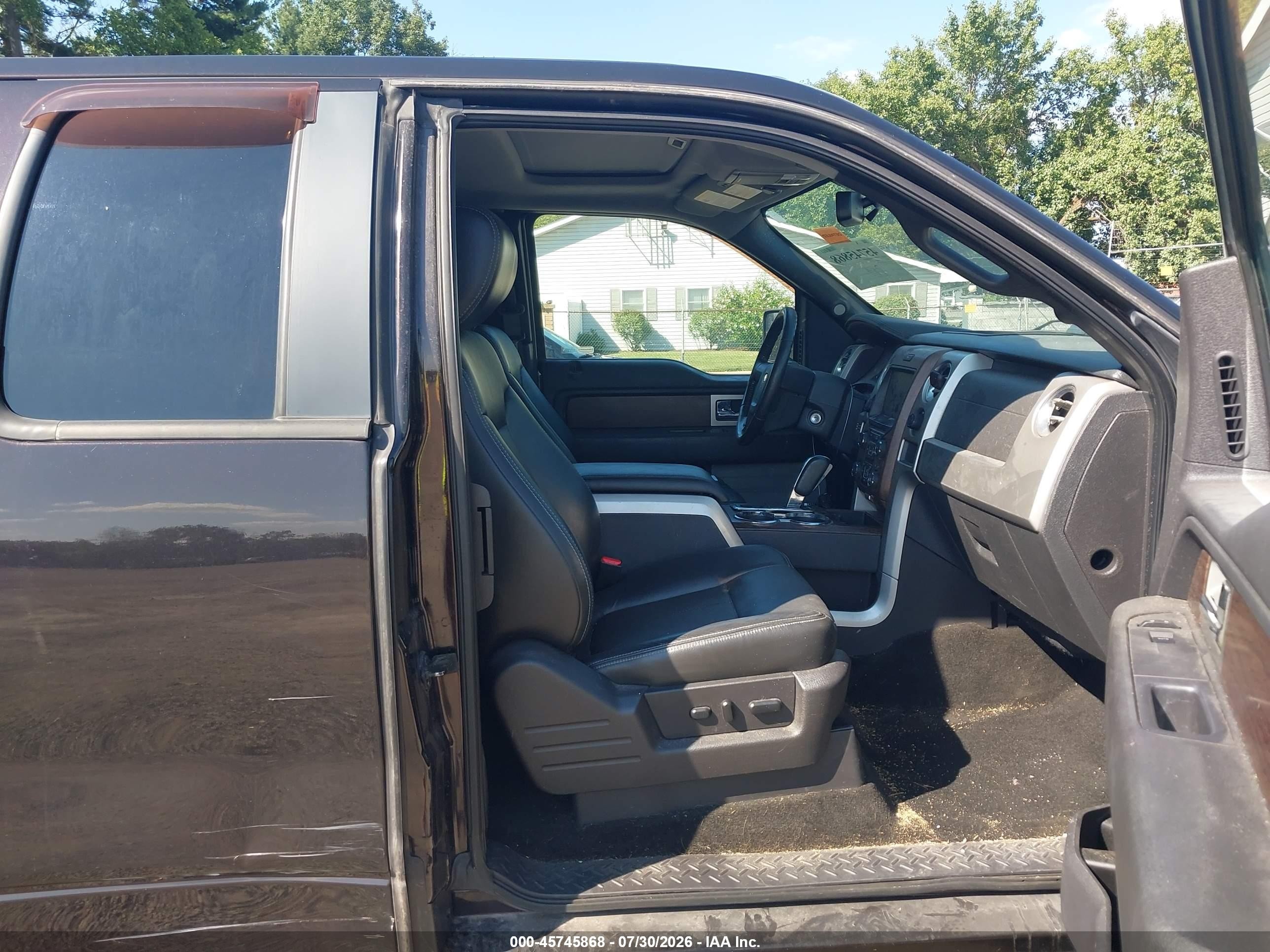 2013 Ford F-150 Lariat Black vin: 1FTFX1ET2DFB12218