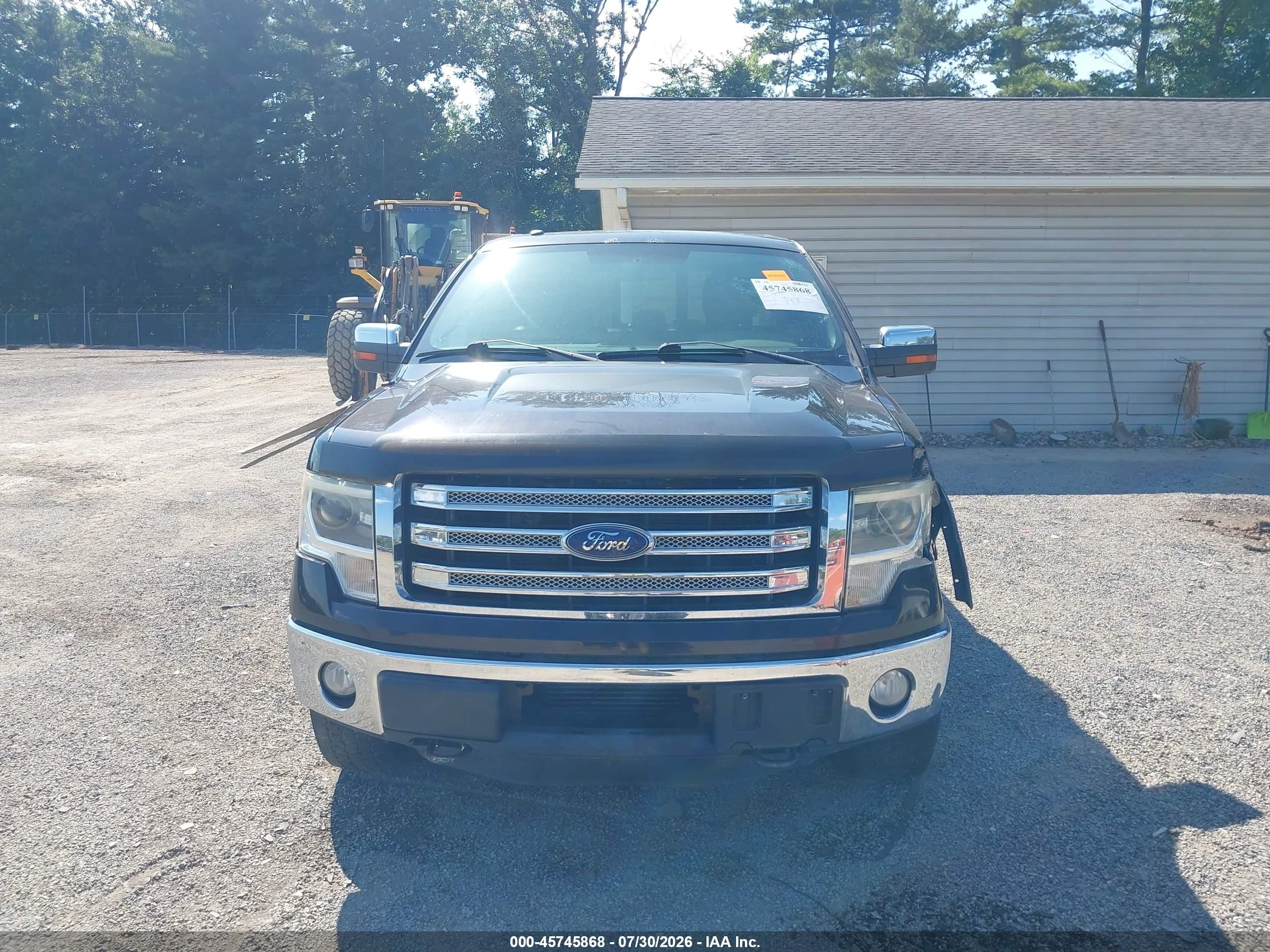 2013 Ford F-150 Lariat Black vin: 1FTFX1ET2DFB12218