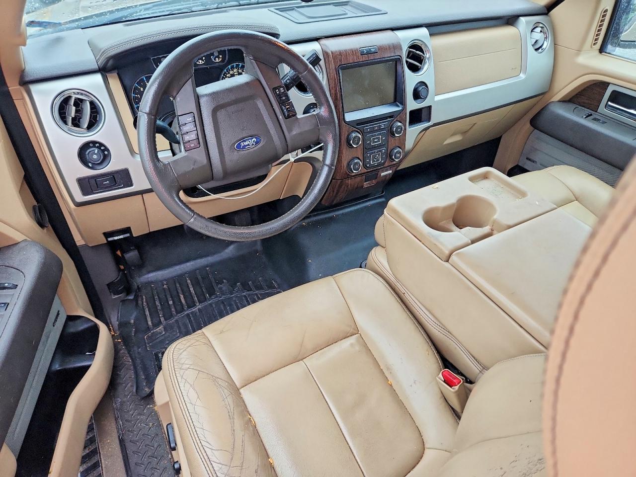 2013 Ford F150 Super Cab Tan vin: 1FTFX1ET2DFB38026