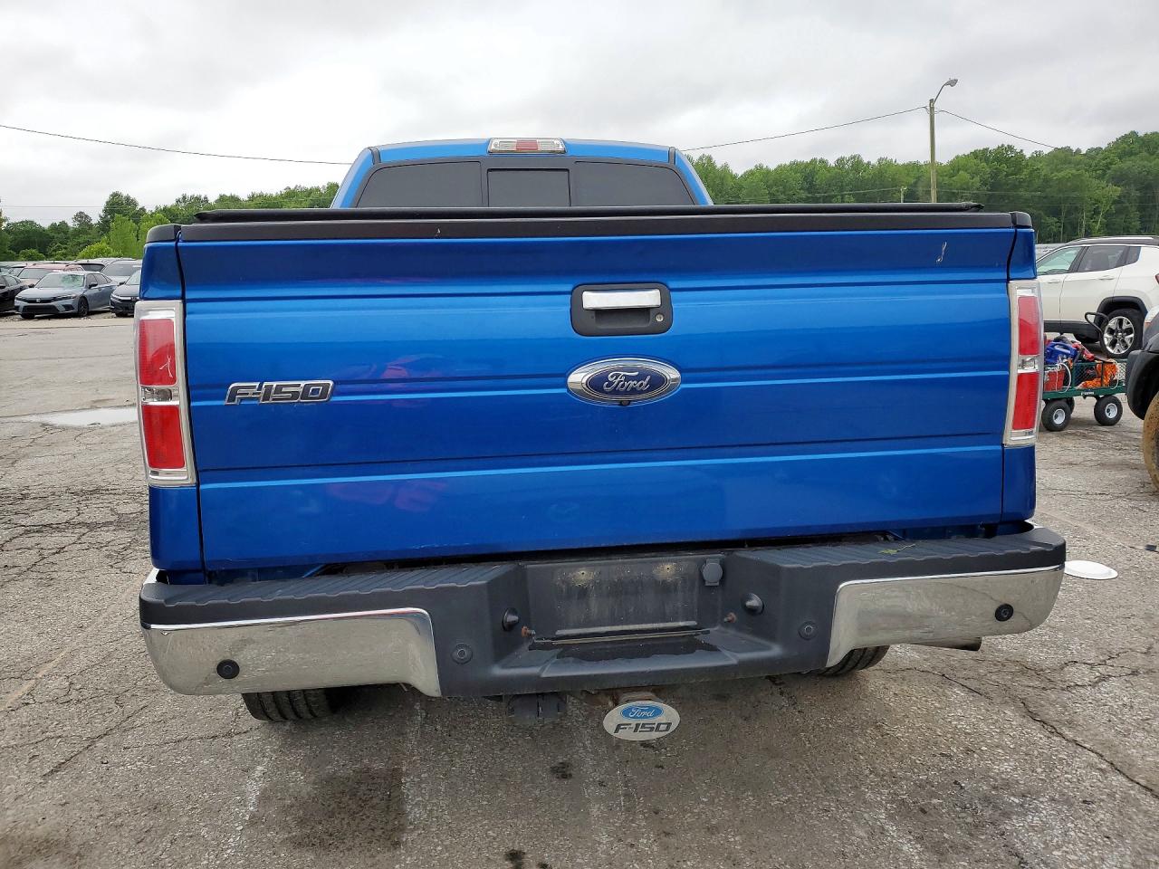 2013 Ford F150 Super Cab Blue vin: 1FTFX1ET2DFD02519