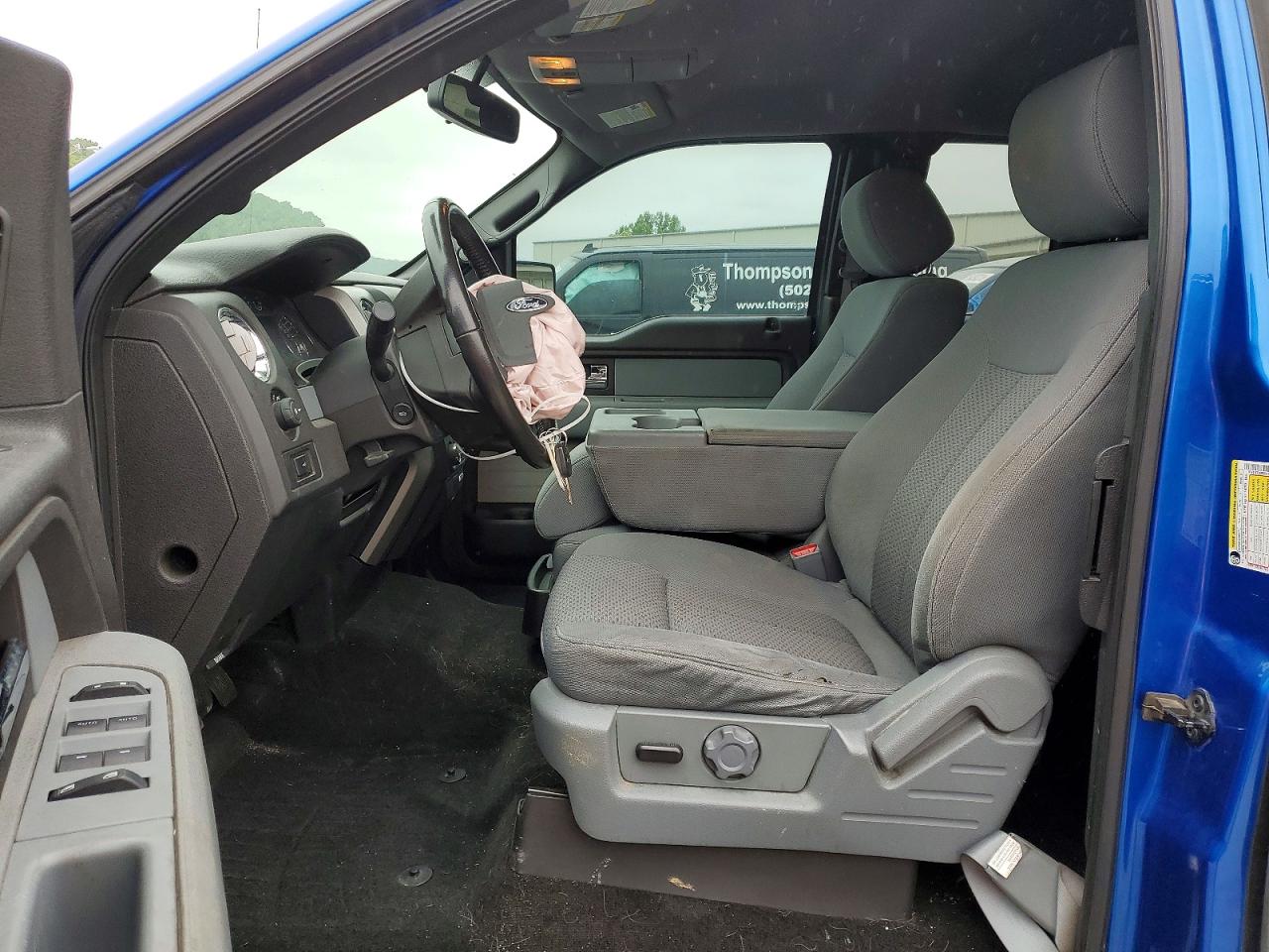 2013 Ford F150 Super Cab Blue vin: 1FTFX1ET2DFD02519