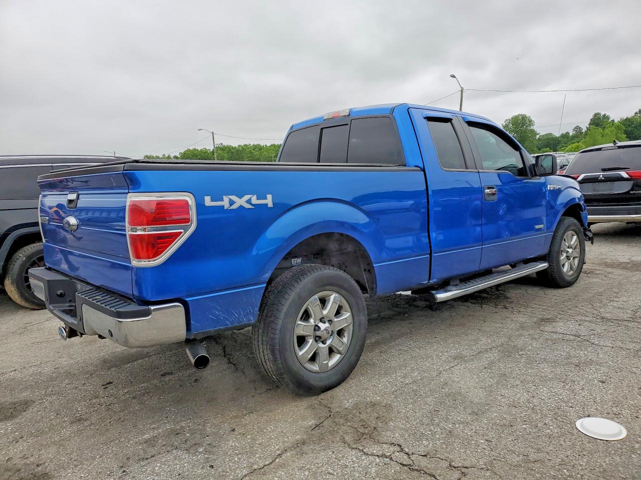 2013 Ford F150 Super Cab Blue vin: 1FTFX1ET2DFD02519