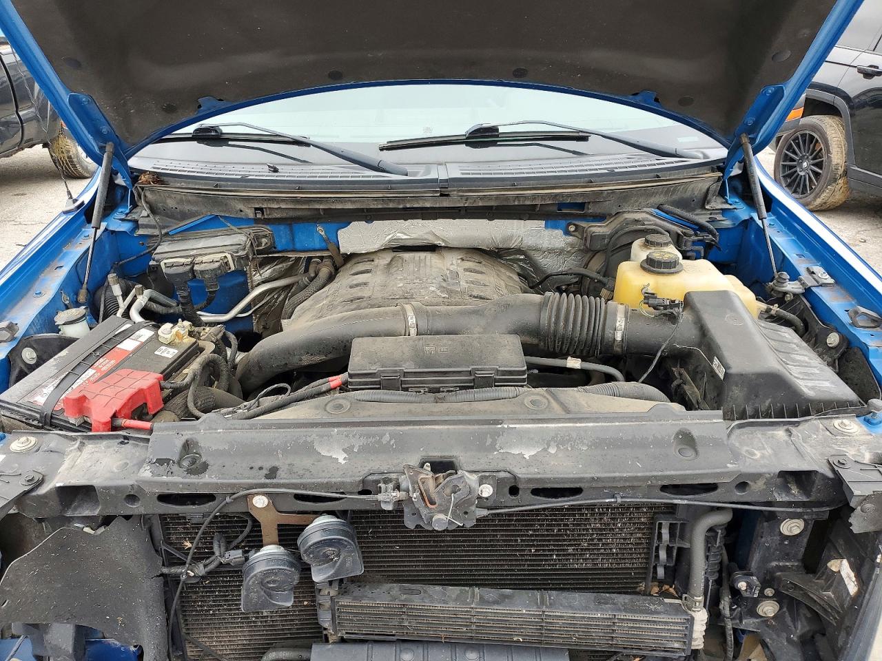 2013 Ford F150 Super Cab Blue vin: 1FTFX1ET2DFD02519