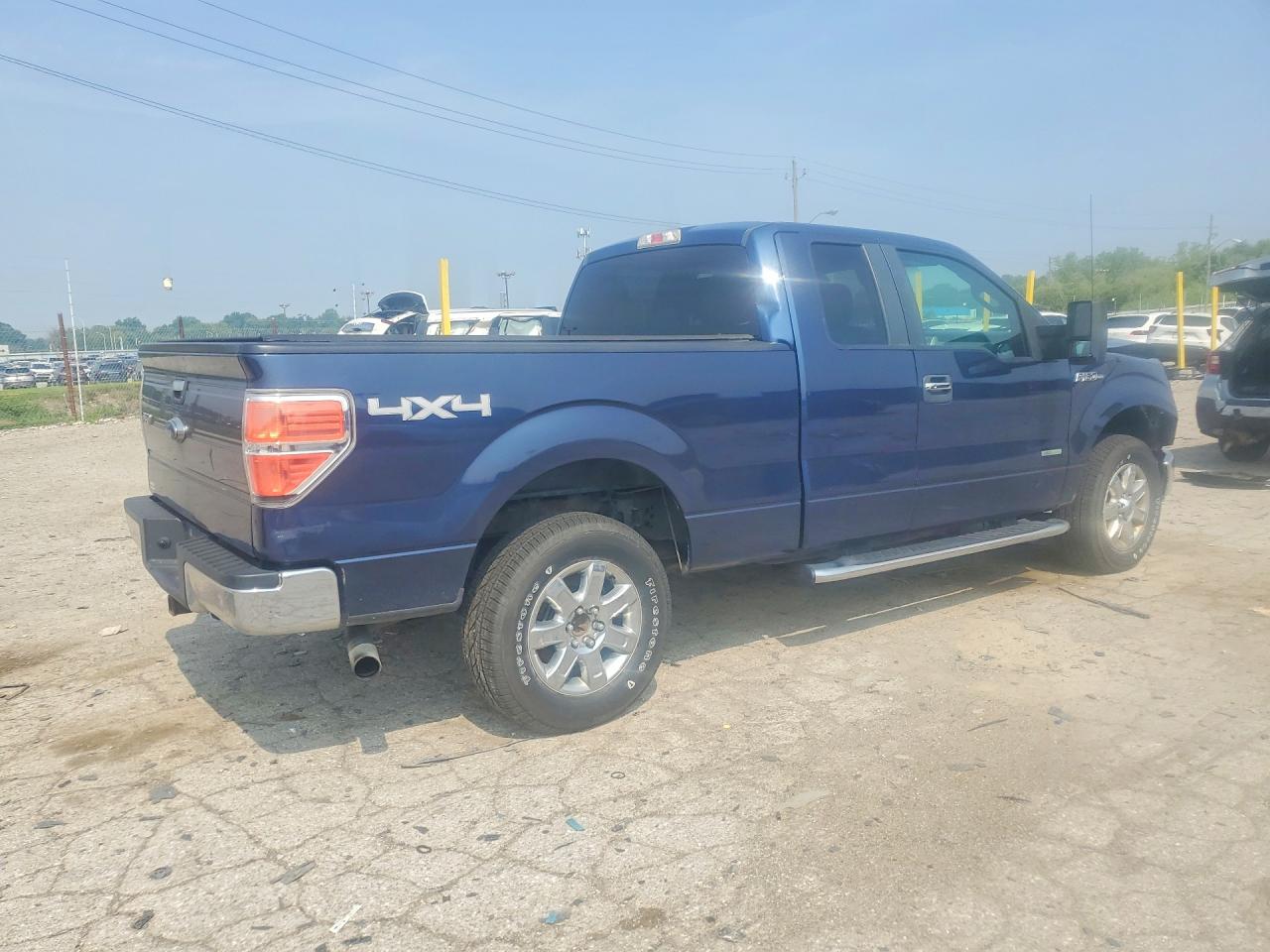 2013 Ford F150 Super Cab Blue vin: 1FTFX1ET2DFD66608