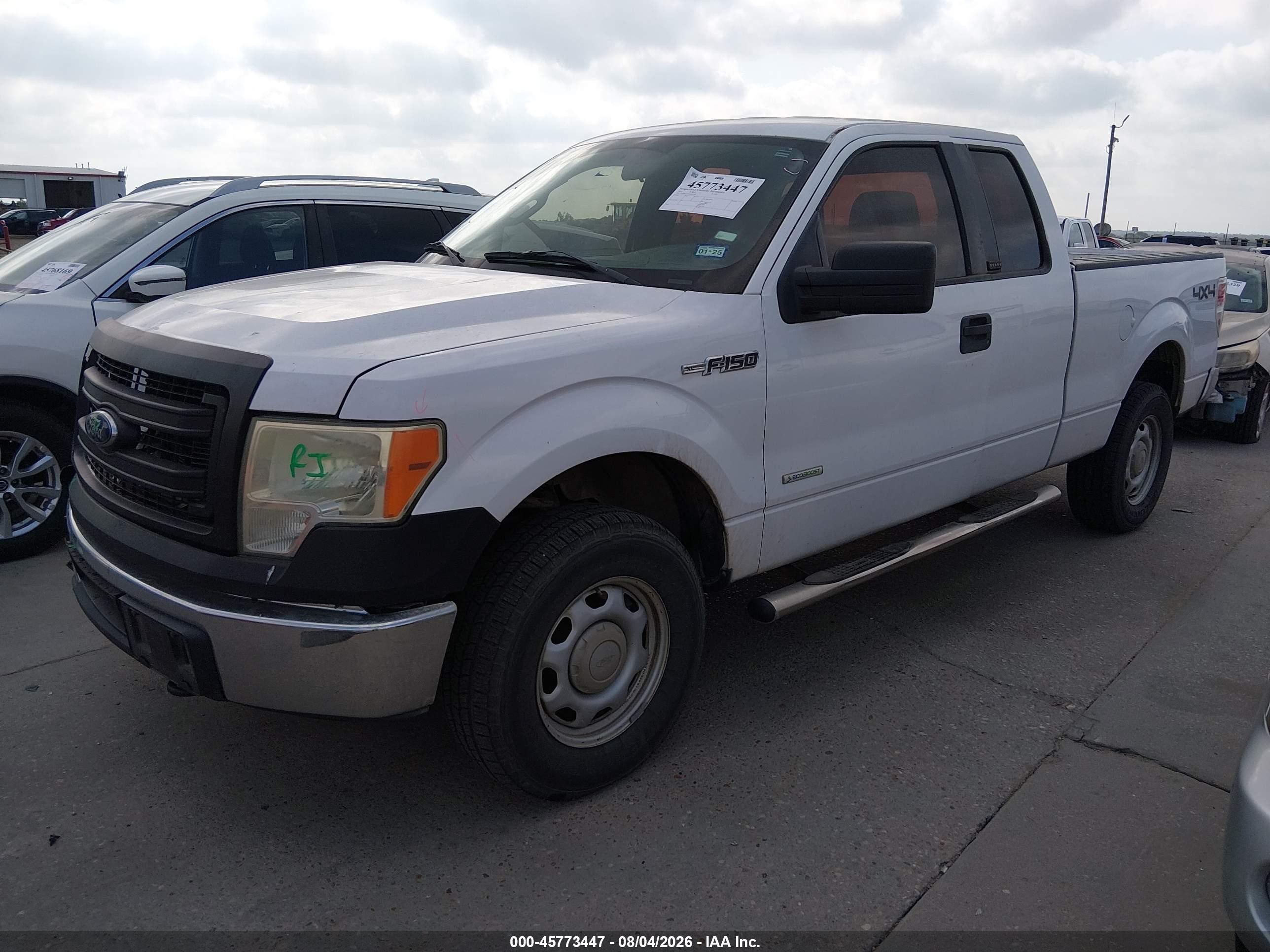2014 Ford F-150 Xl White vin: 1FTFX1ET2EKE62778