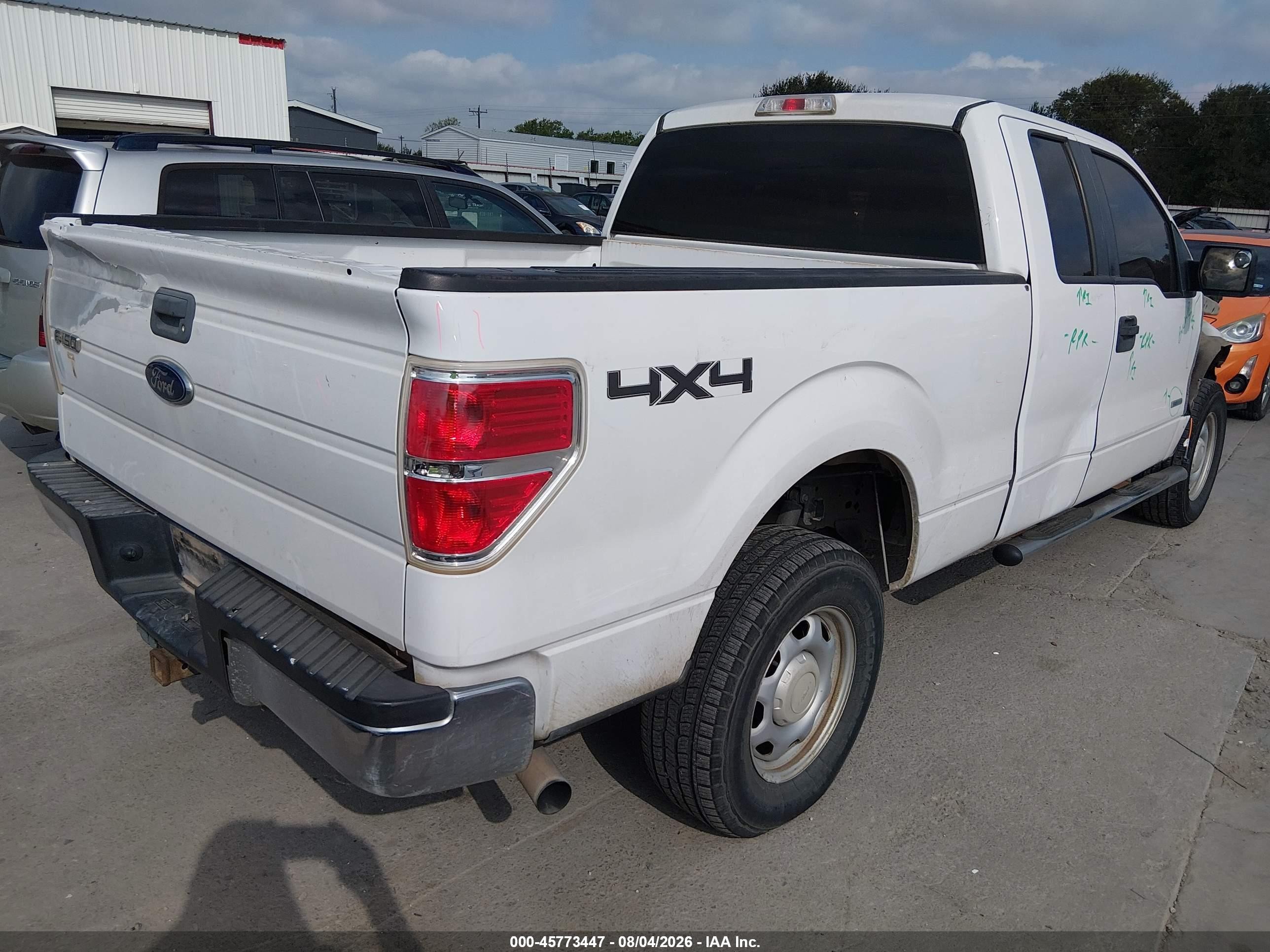 2014 Ford F-150 Xl White vin: 1FTFX1ET2EKE62778