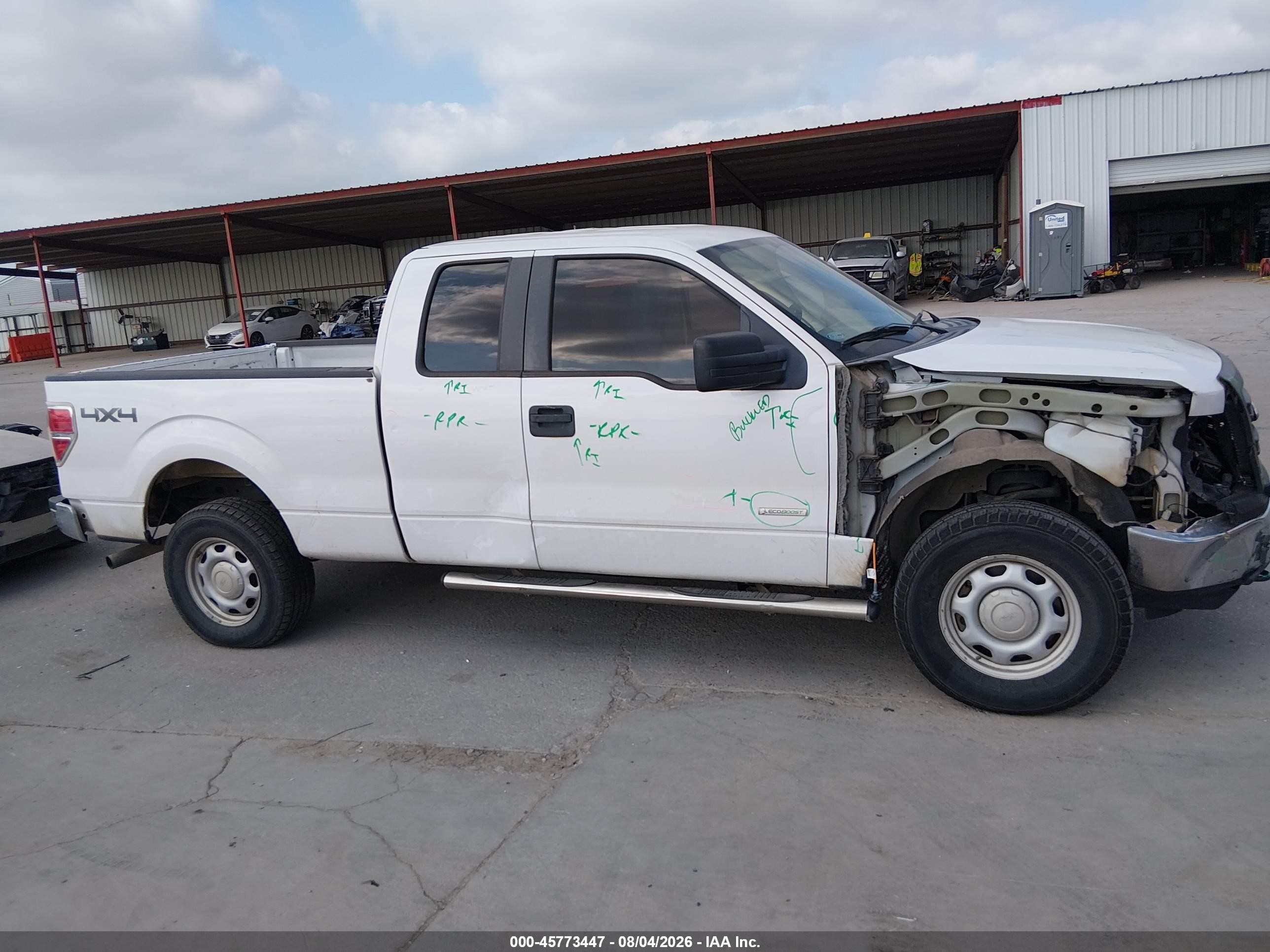 2014 Ford F-150 Xl White vin: 1FTFX1ET2EKE62778
