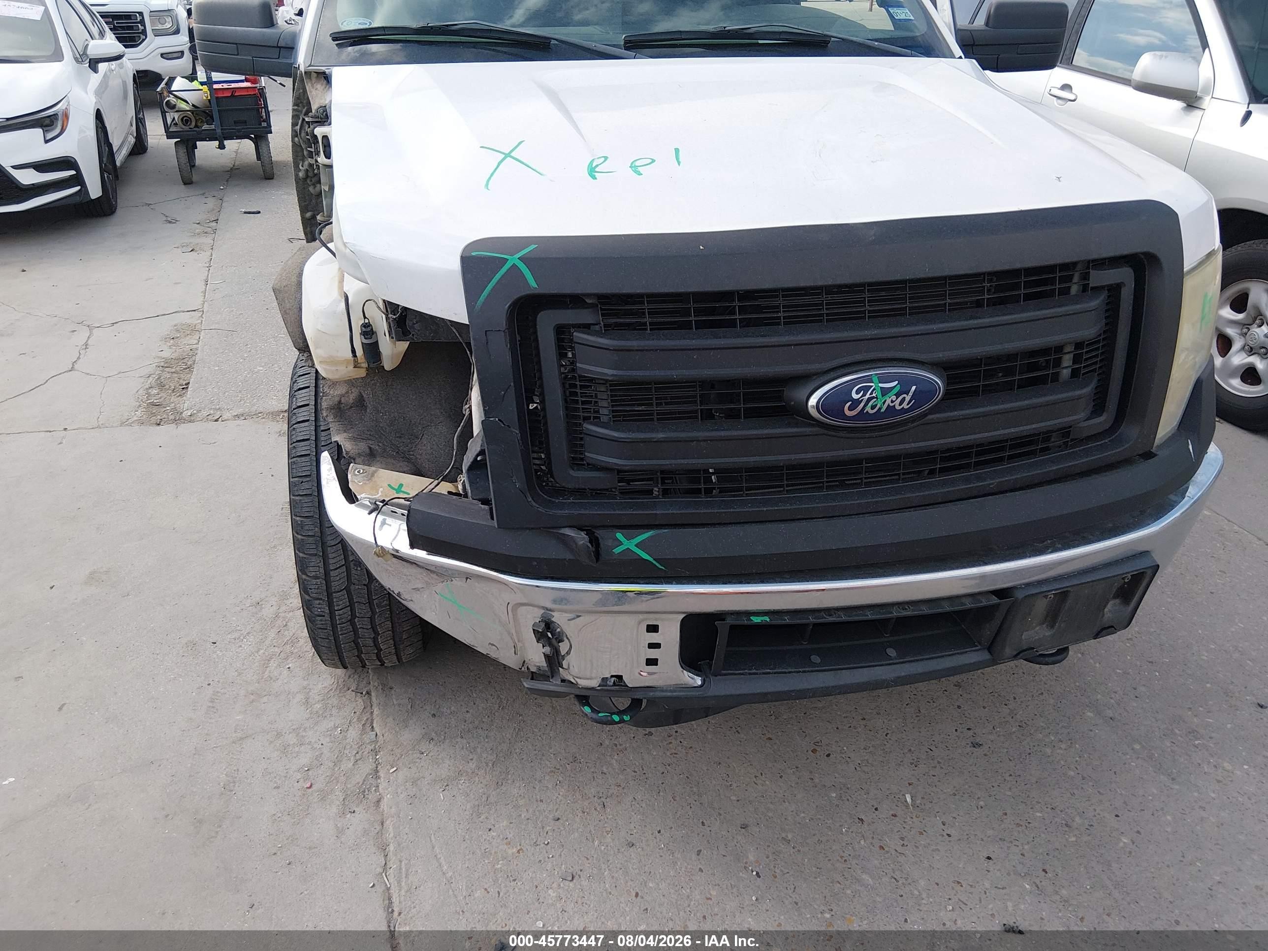 2014 Ford F-150 Xl White vin: 1FTFX1ET2EKE62778