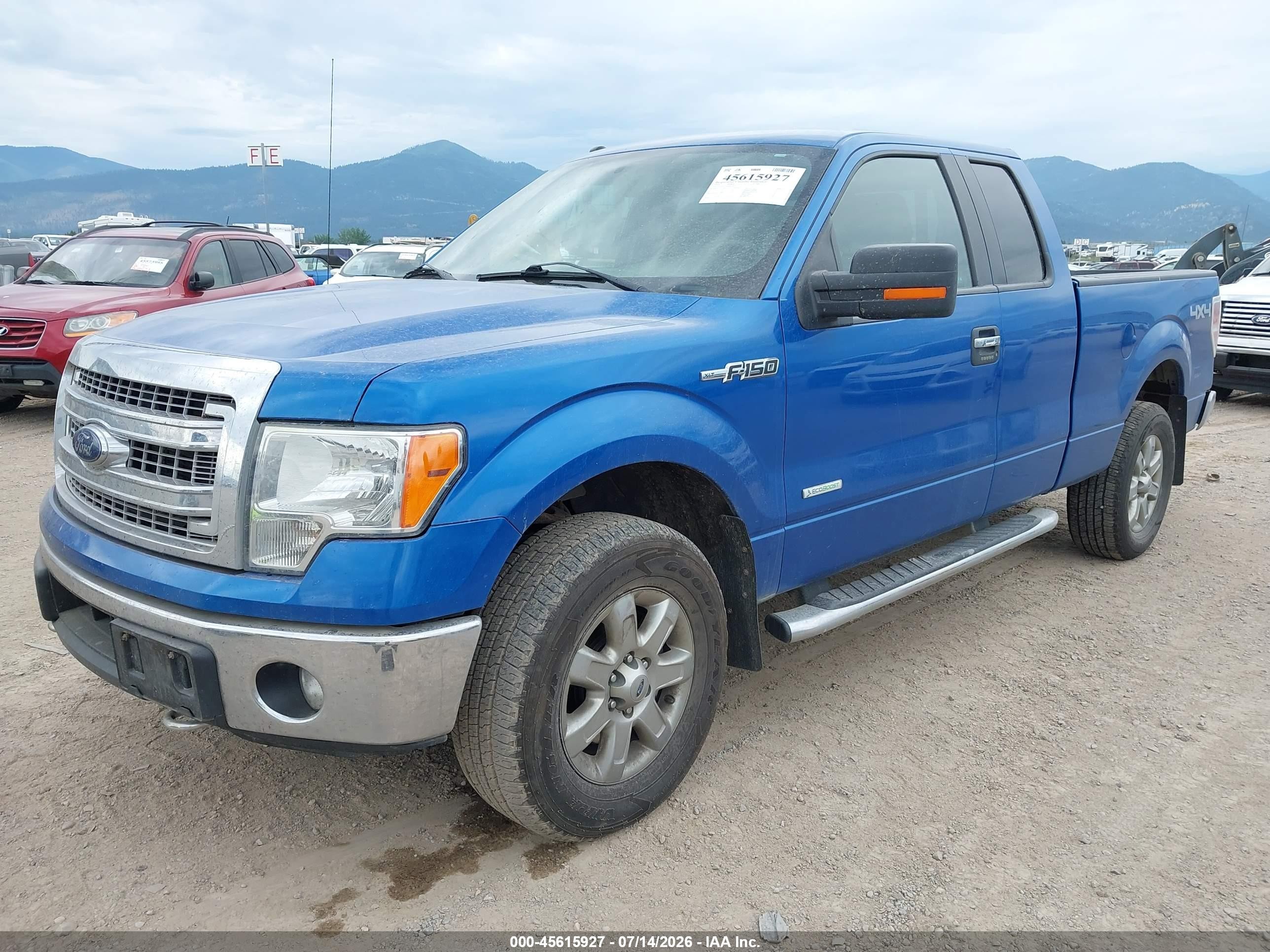 2014 Ford F-150 Fx4/lariat/xl/xlt Синий vin: 1FTFX1ET2EKG57618