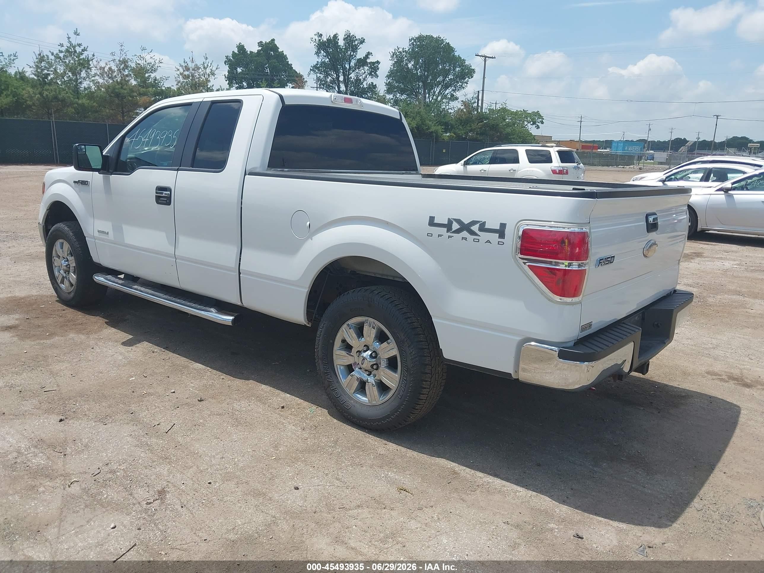 2011 Ford F-150 Xlt Белый vin: 1FTFX1ET3BFC29738