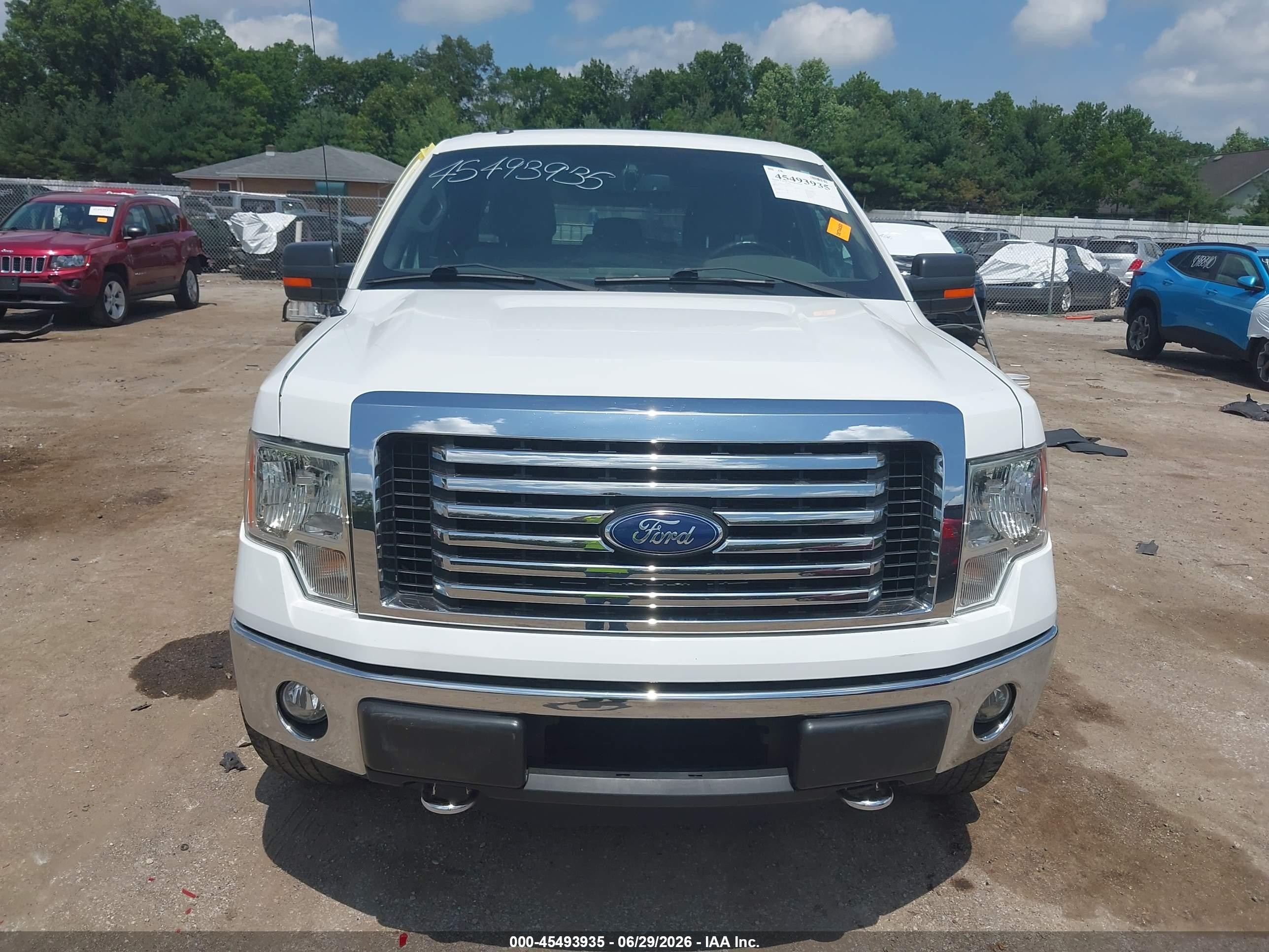 2011 Ford F-150 Xlt Белый vin: 1FTFX1ET3BFC29738