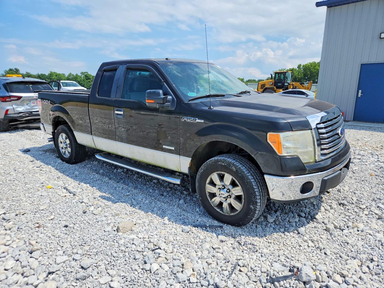 2012 Ford F150 Super Cab Gray vin: 1FTFX1ET3CFA54747