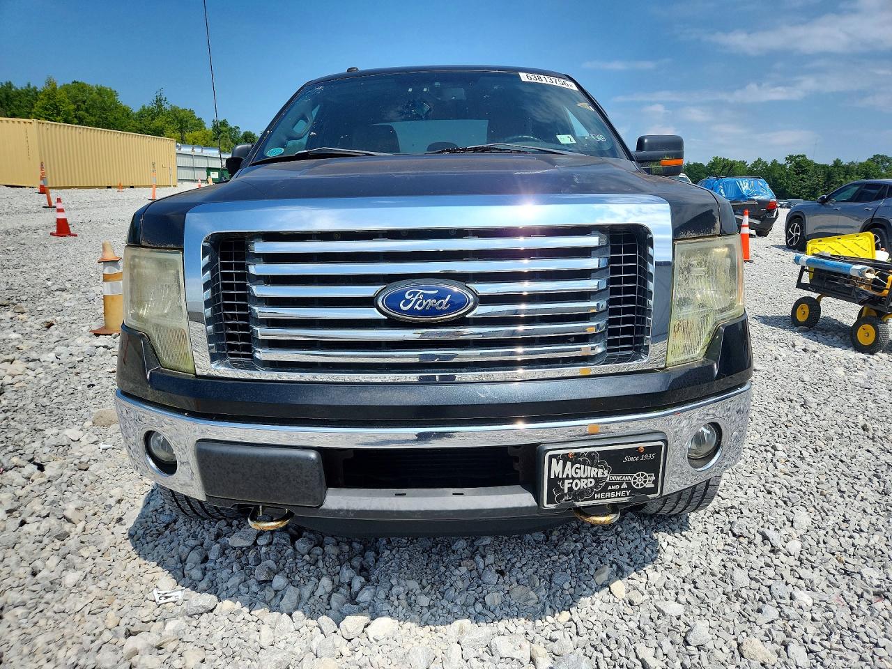 2012 Ford F150 Super Cab Gray vin: 1FTFX1ET3CFA54747