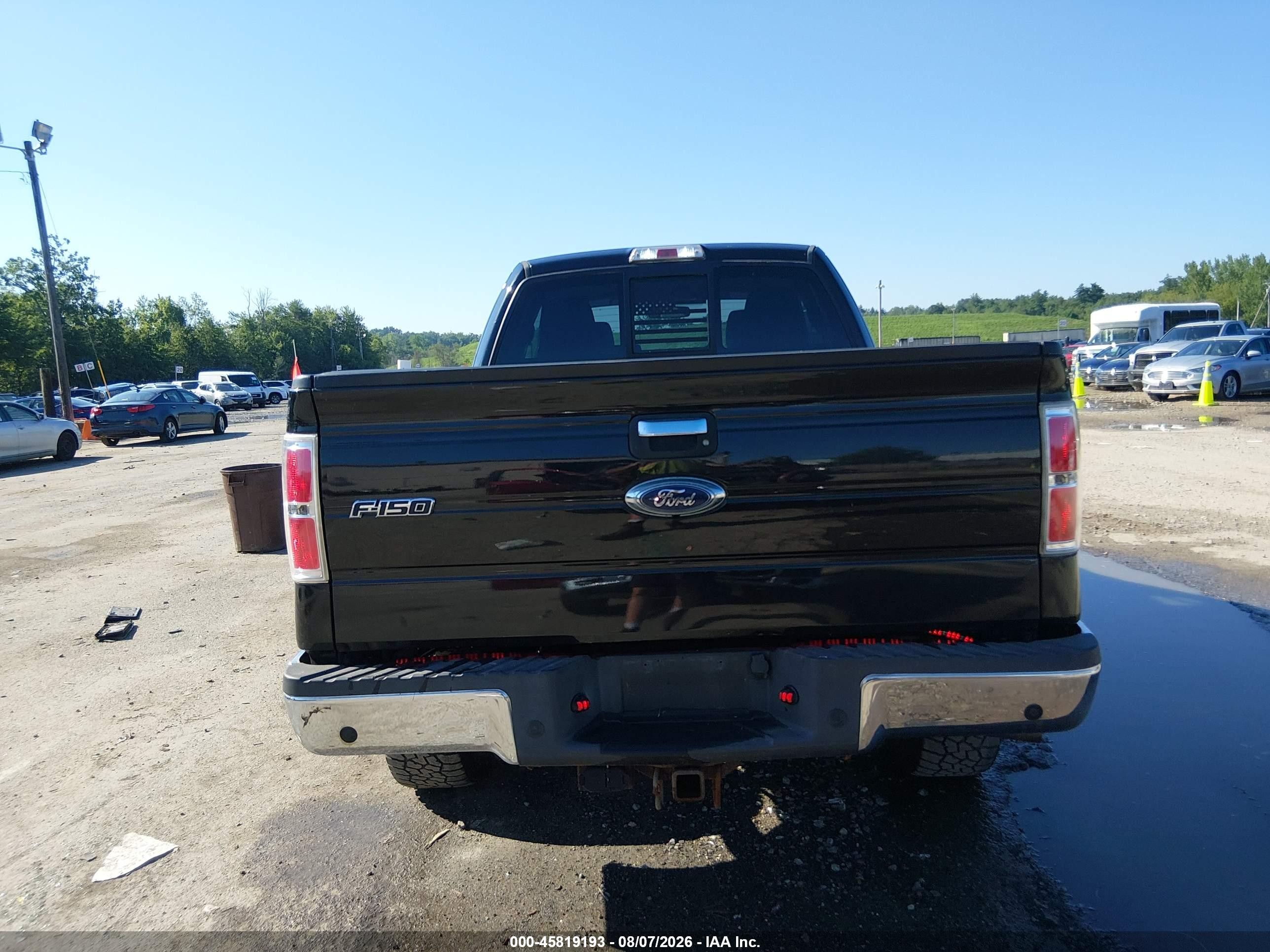 2012 Ford F-150 Xlt Black vin: 1FTFX1ET3CFB39197