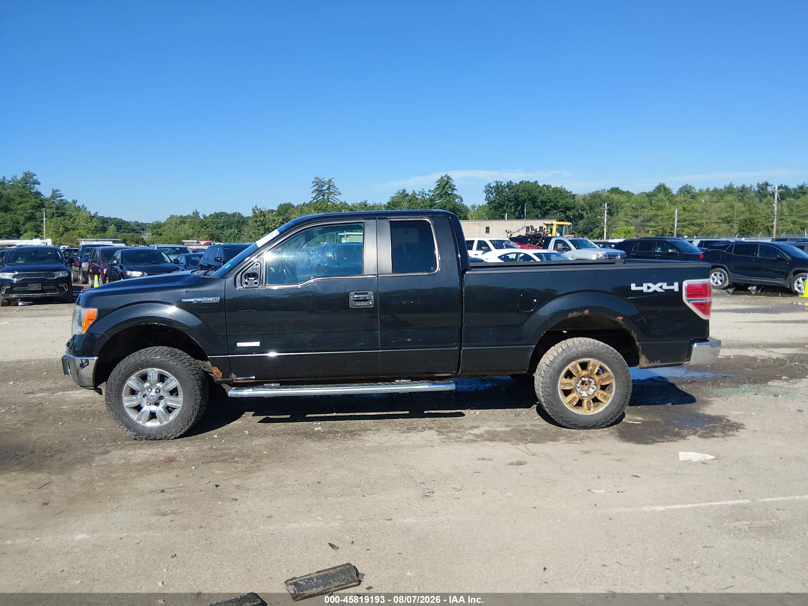 2012 Ford F-150 Xlt Black vin: 1FTFX1ET3CFB39197