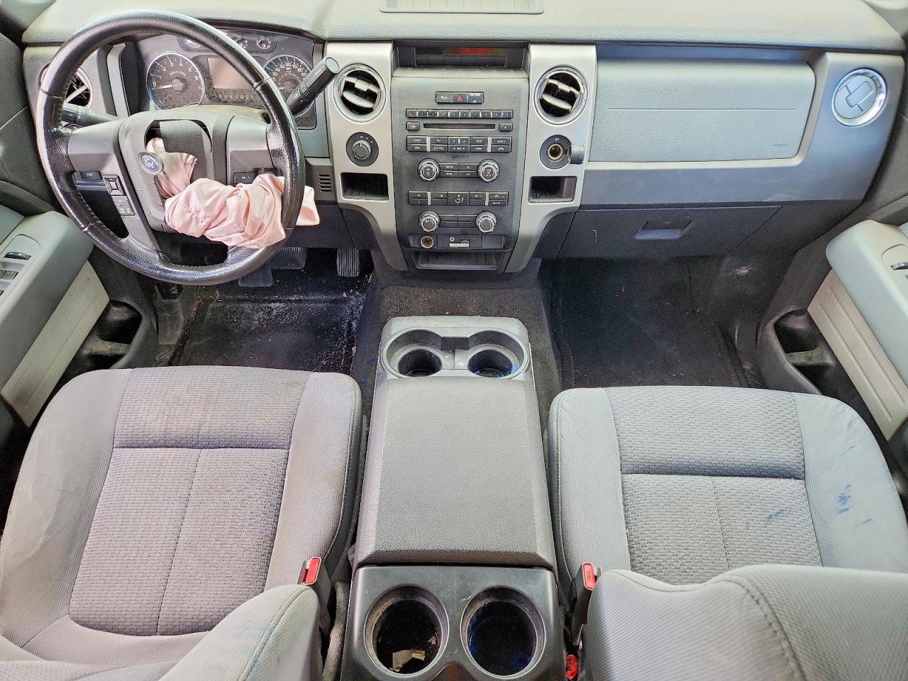 2012 Ford F150 Super Cab White vin: 1FTFX1ET3CFC90945