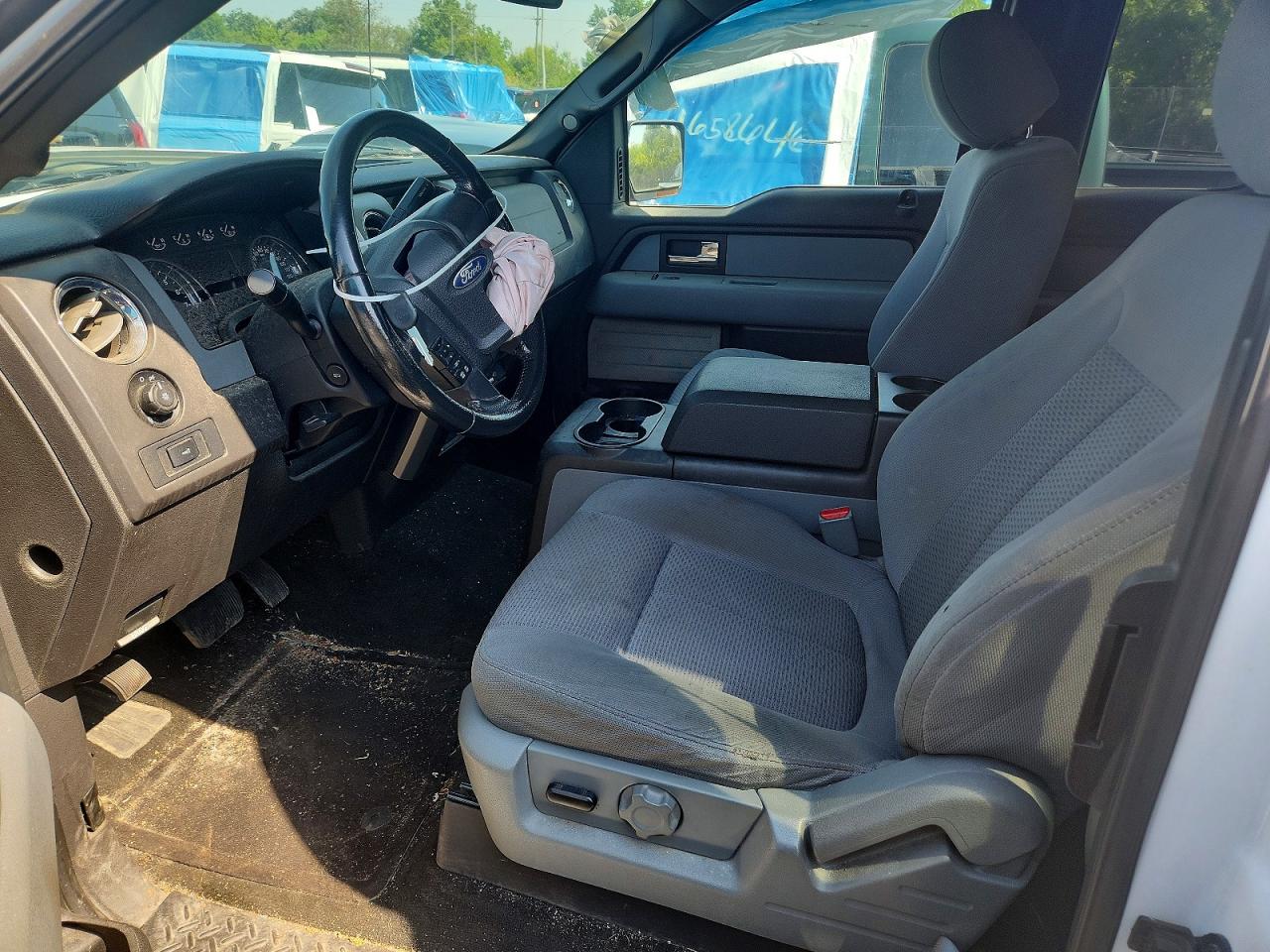 2012 Ford F150 Super Cab White vin: 1FTFX1ET3CFC90945