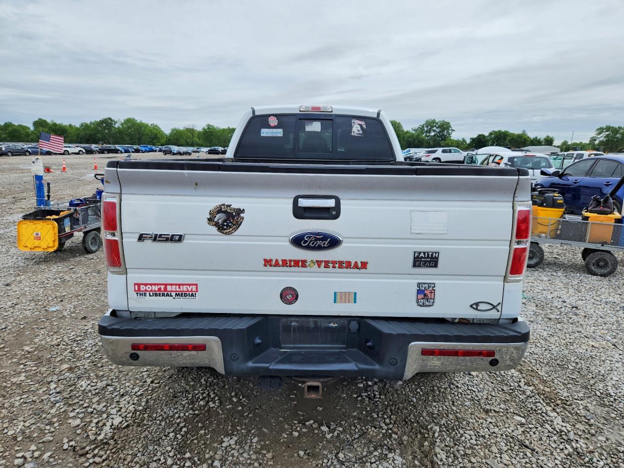 2012 Ford F150 White vin: 1FTFX1ET3CKE17345