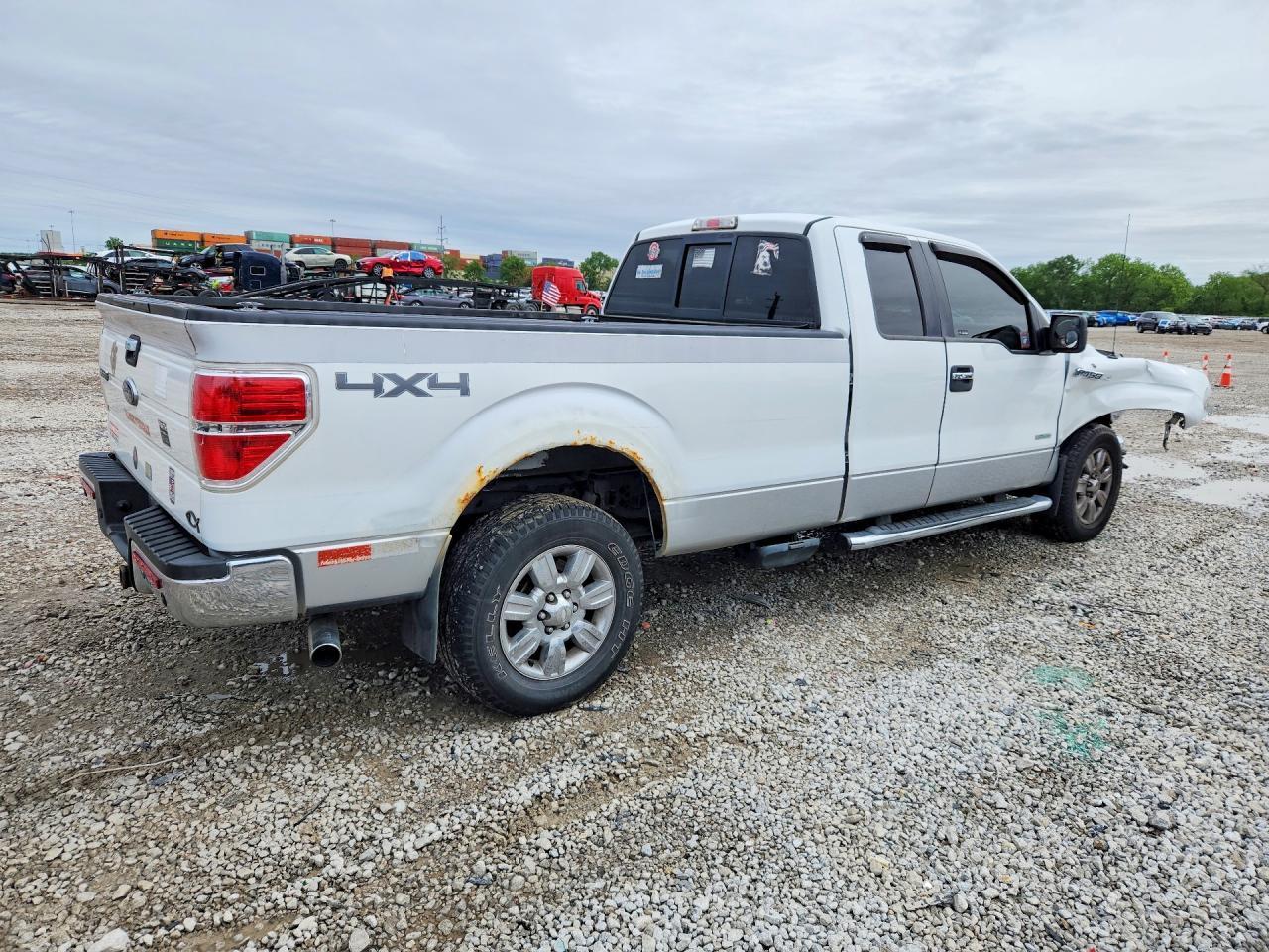 2012 Ford F150 White vin: 1FTFX1ET3CKE17345