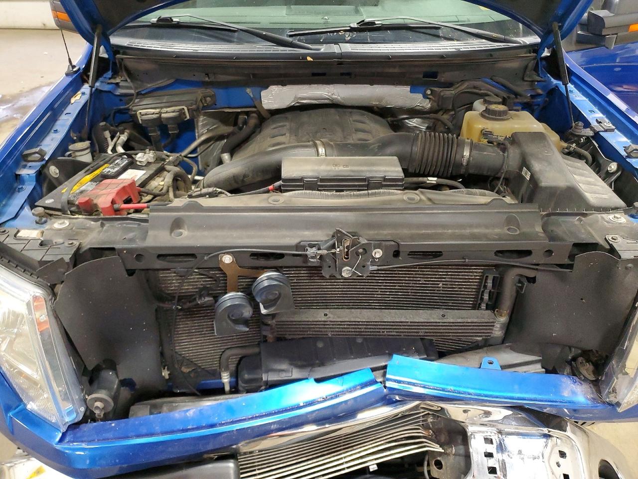 2013 Ford F150 Super Cab Blue vin: 1FTFX1ET3DFA18381