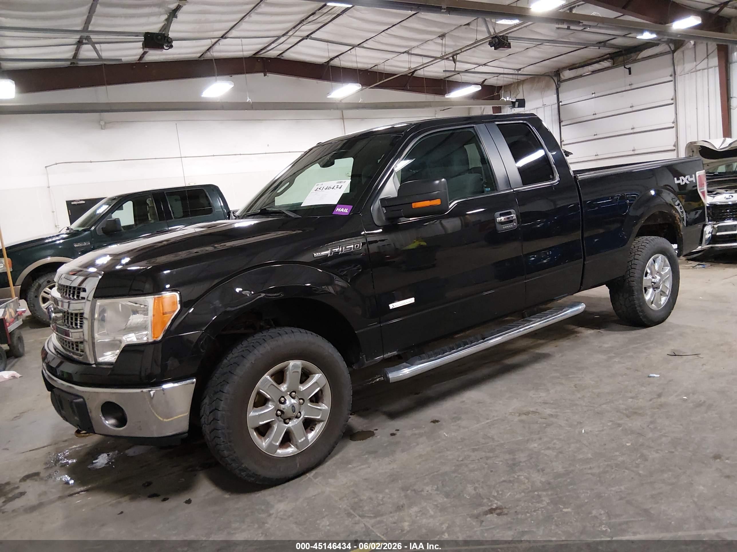 2013 Ford F-150 Xlt Black vin: 1FTFX1ET3DFB58396