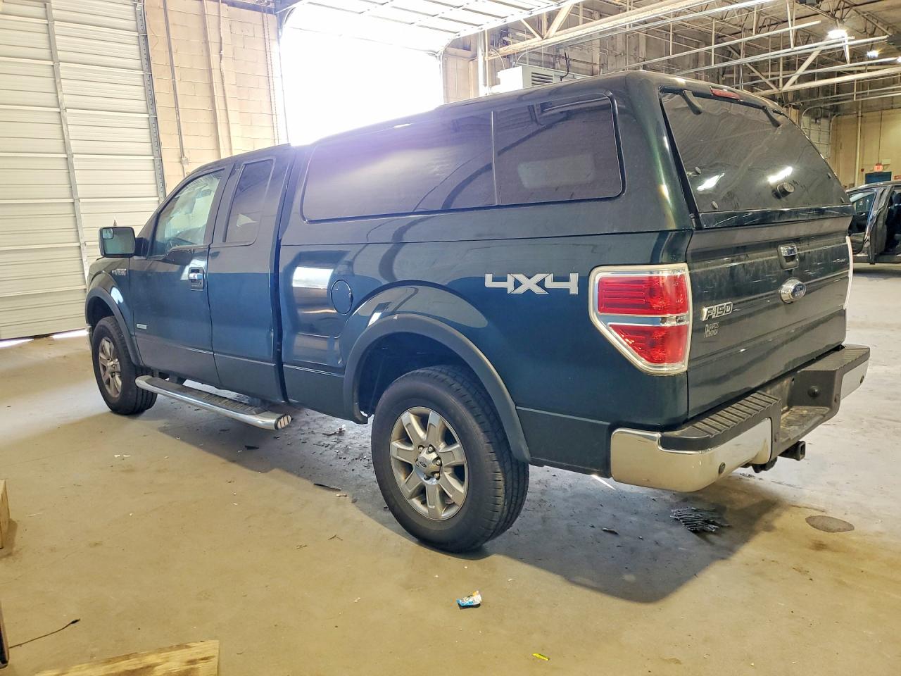 2013 Ford F150 Super Cab Green vin: 1FTFX1ET3DFC20007