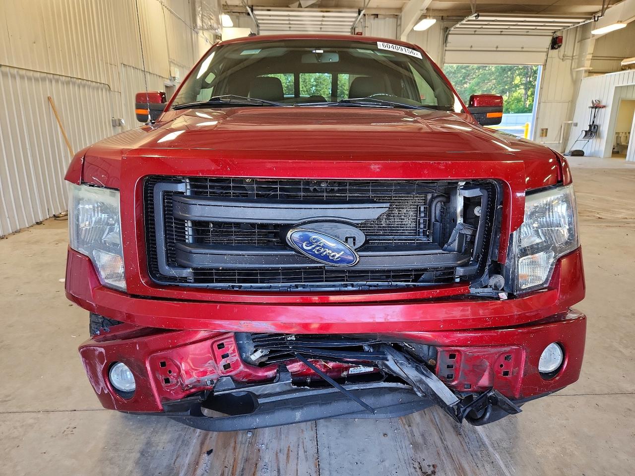 2013 Ford F150 Super Cab Red vin: 1FTFX1ET3DKD60758