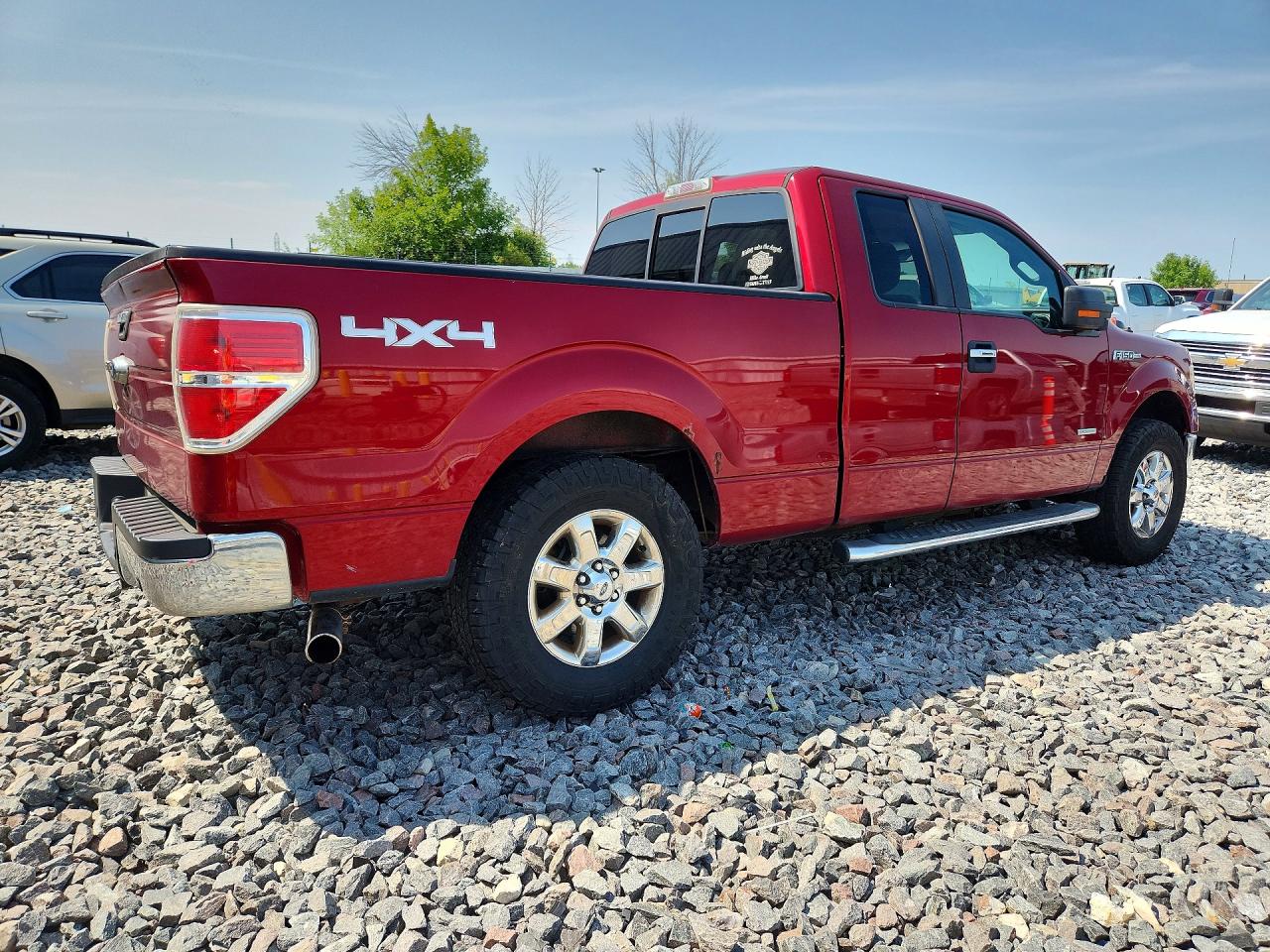 2014 Ford F150 Super Cab Red vin: 1FTFX1ET3EFD05799