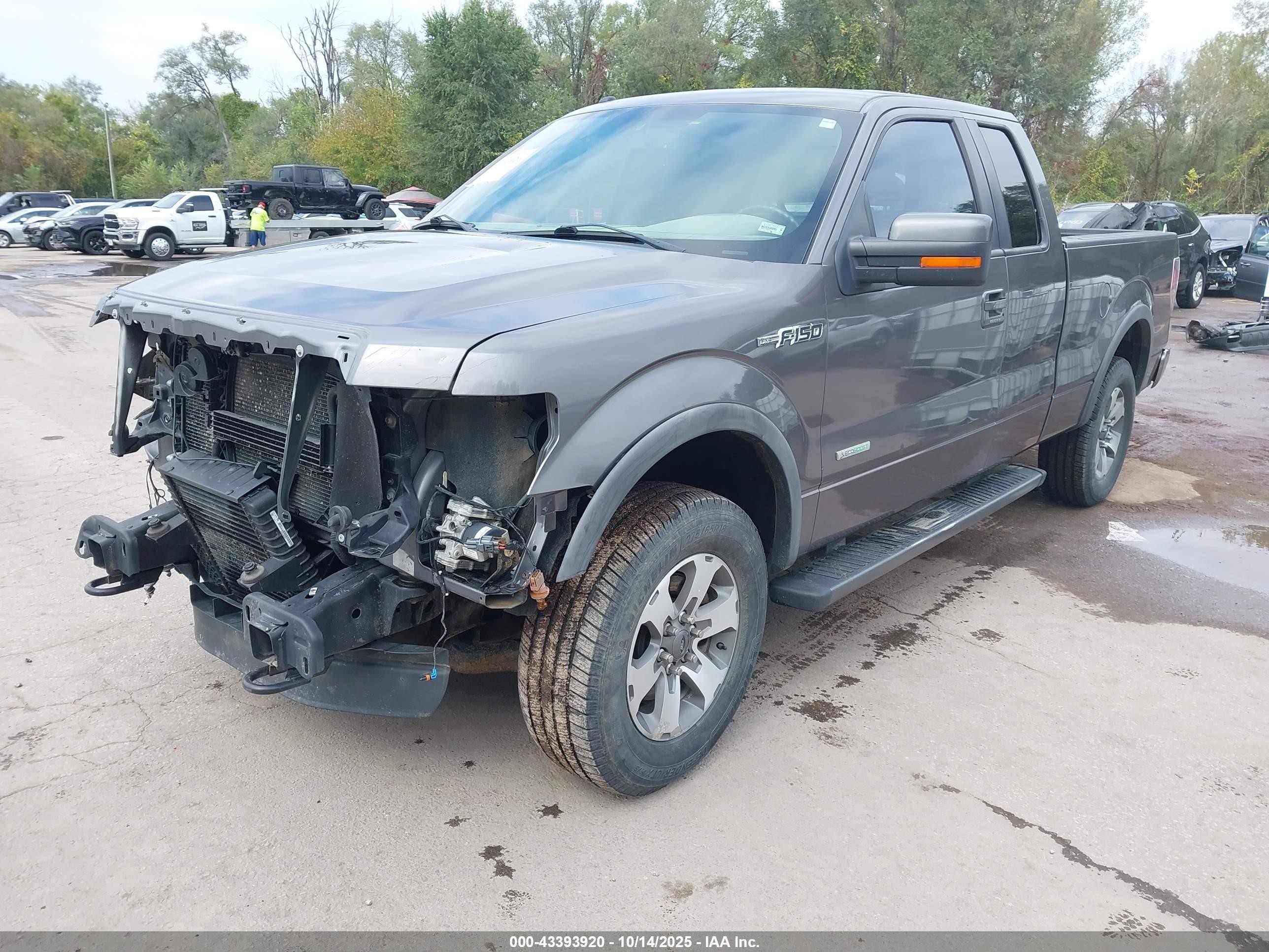 2011 Ford F-150 Fx4 Gray vin: 1FTFX1ET4BKD65075