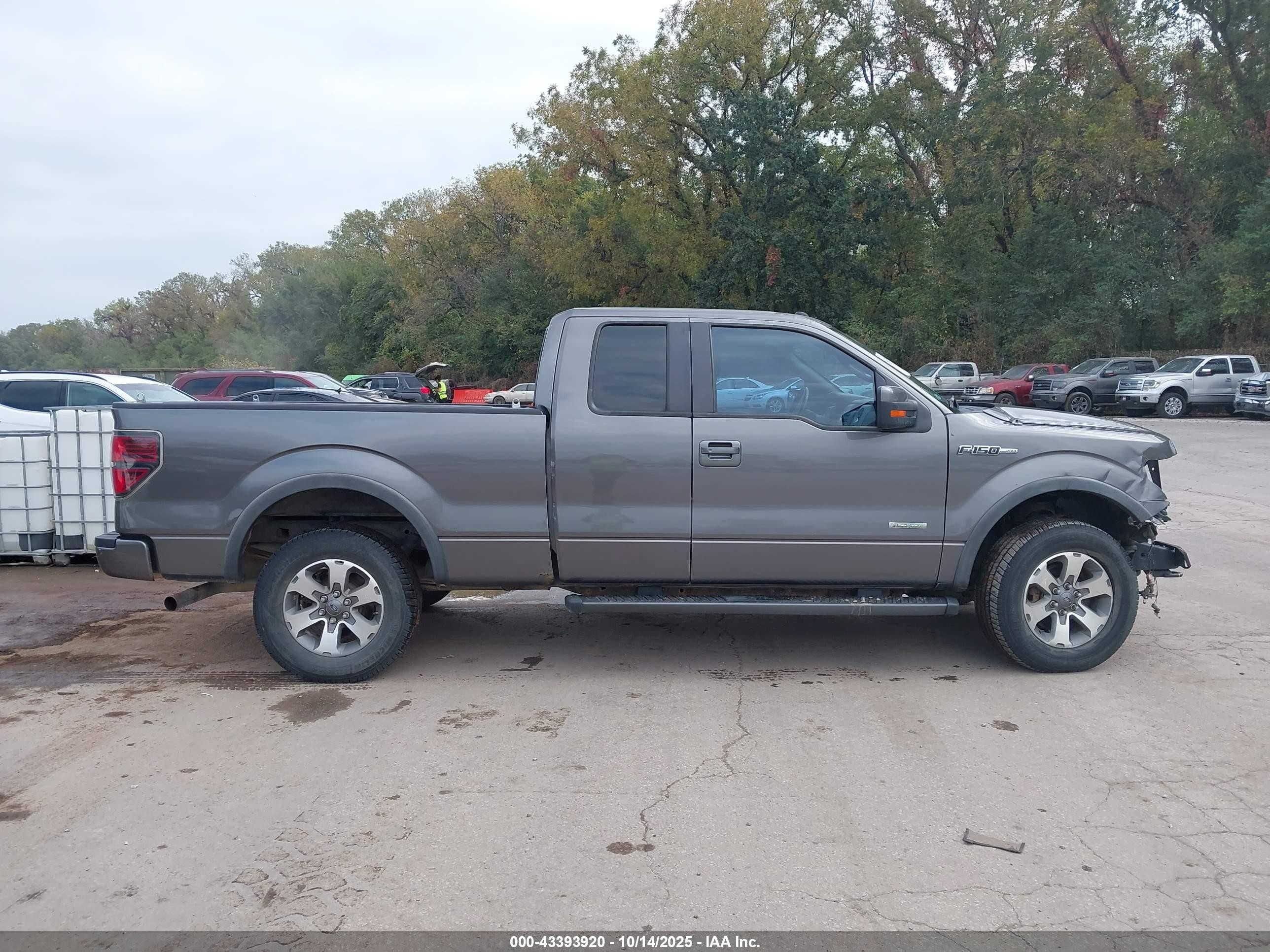 2011 Ford F-150 Fx4 Gray vin: 1FTFX1ET4BKD65075