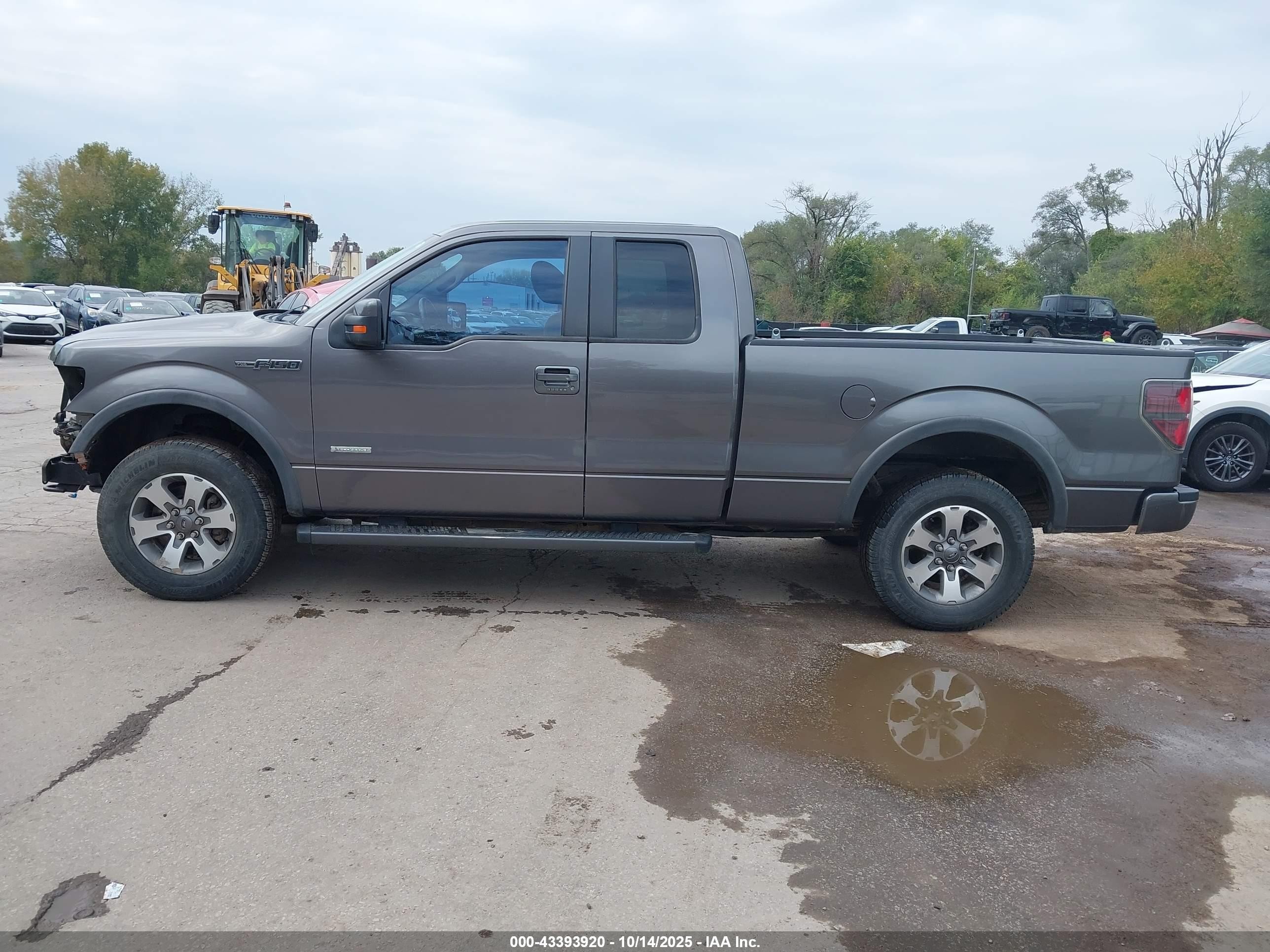 2011 Ford F-150 Fx4 Gray vin: 1FTFX1ET4BKD65075