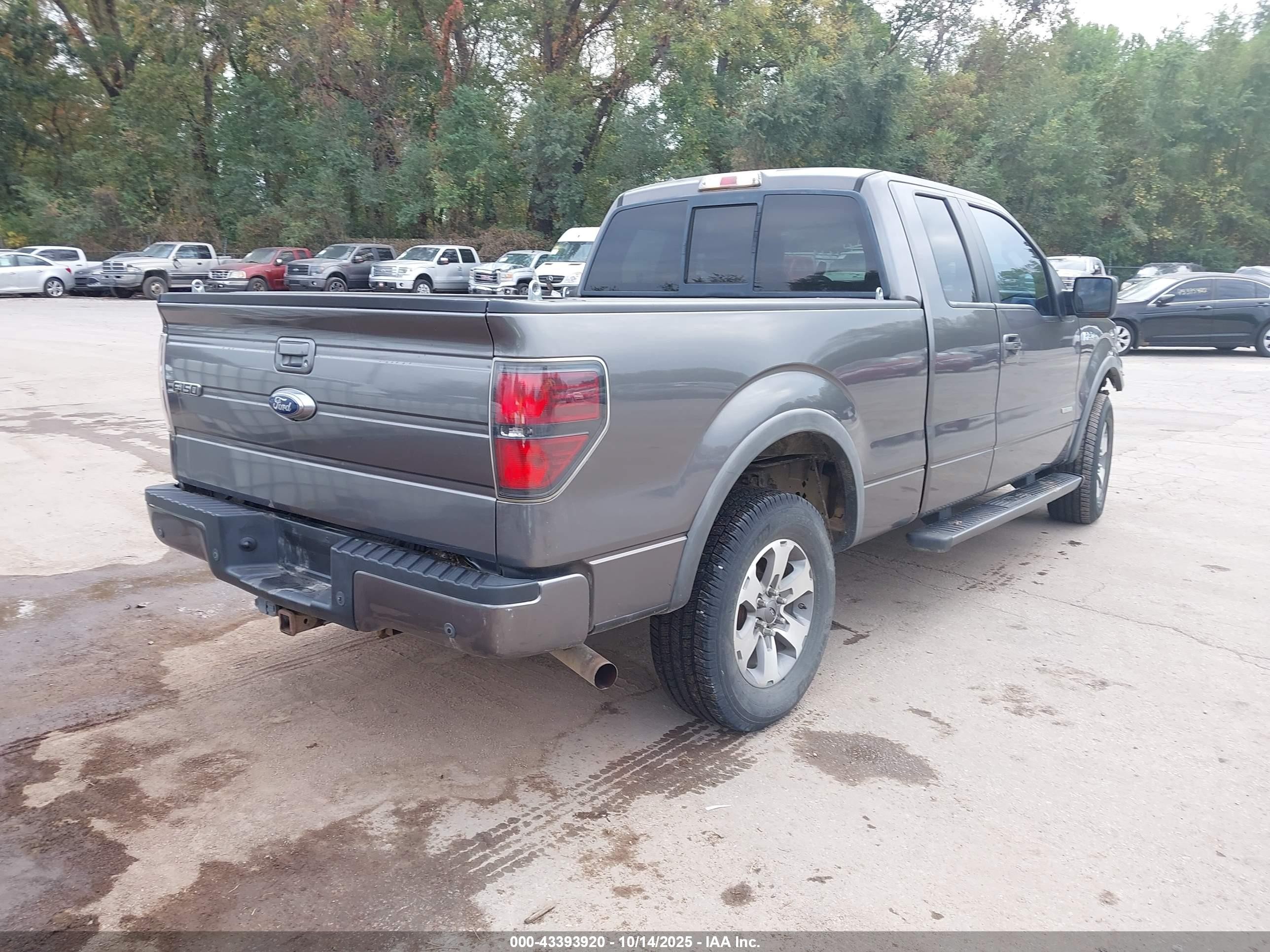 2011 Ford F-150 Fx4 Gray vin: 1FTFX1ET4BKD65075