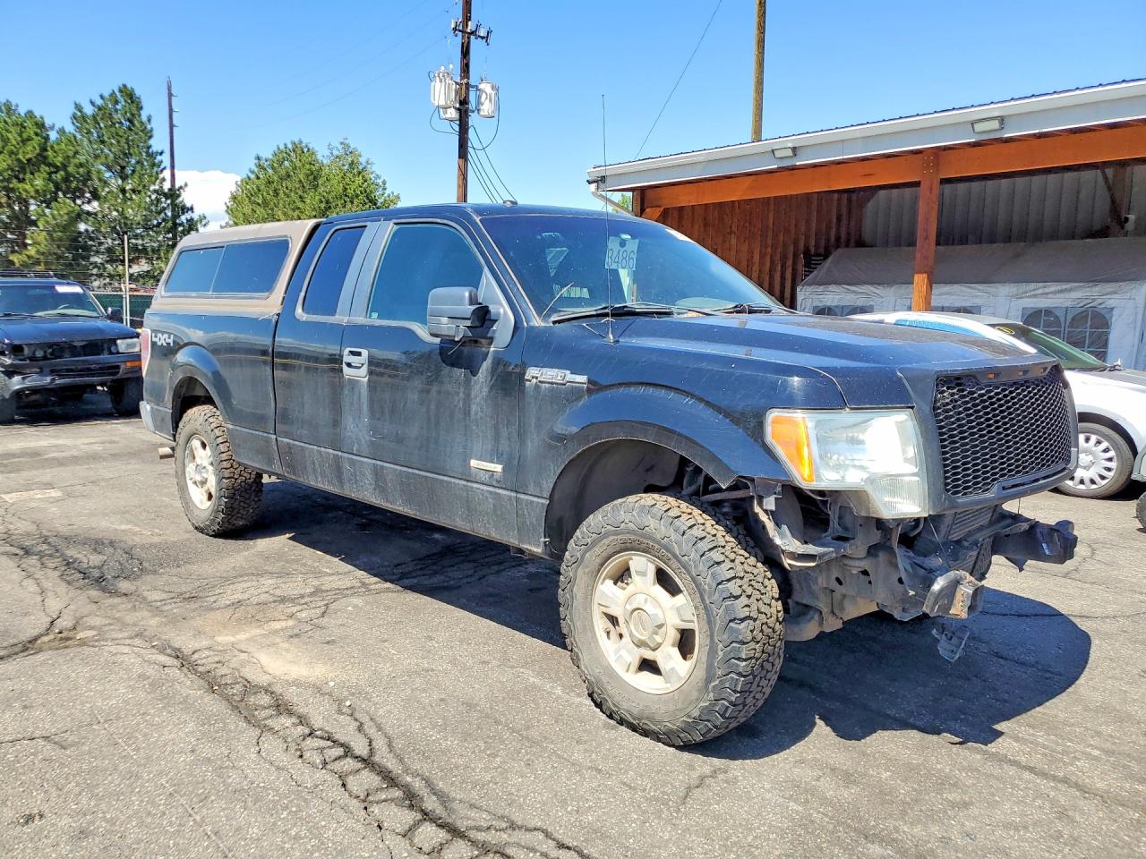 2011 Ford F150 Super Cab Black vin: 1FTFX1ET4BKE17286