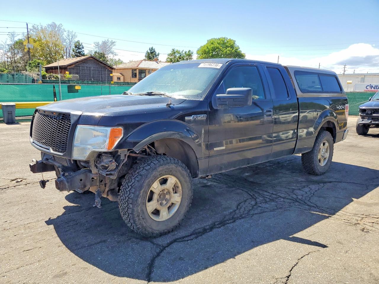 2011 Ford F150 Super Cab Black vin: 1FTFX1ET4BKE17286