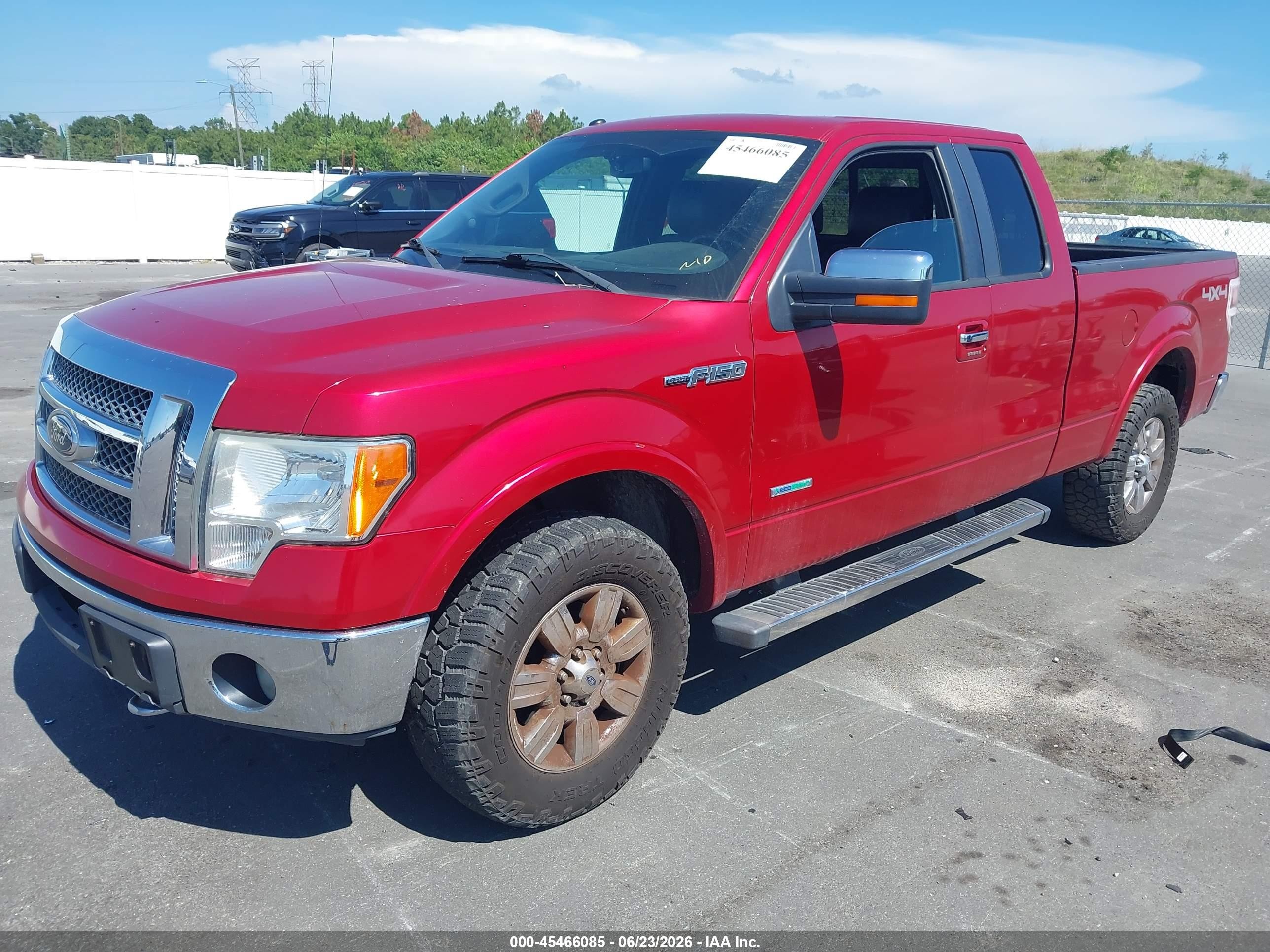 2012 Ford F-150 Fx4/lariat/xl/xlt Red vin: 1FTFX1ET4CFB19959