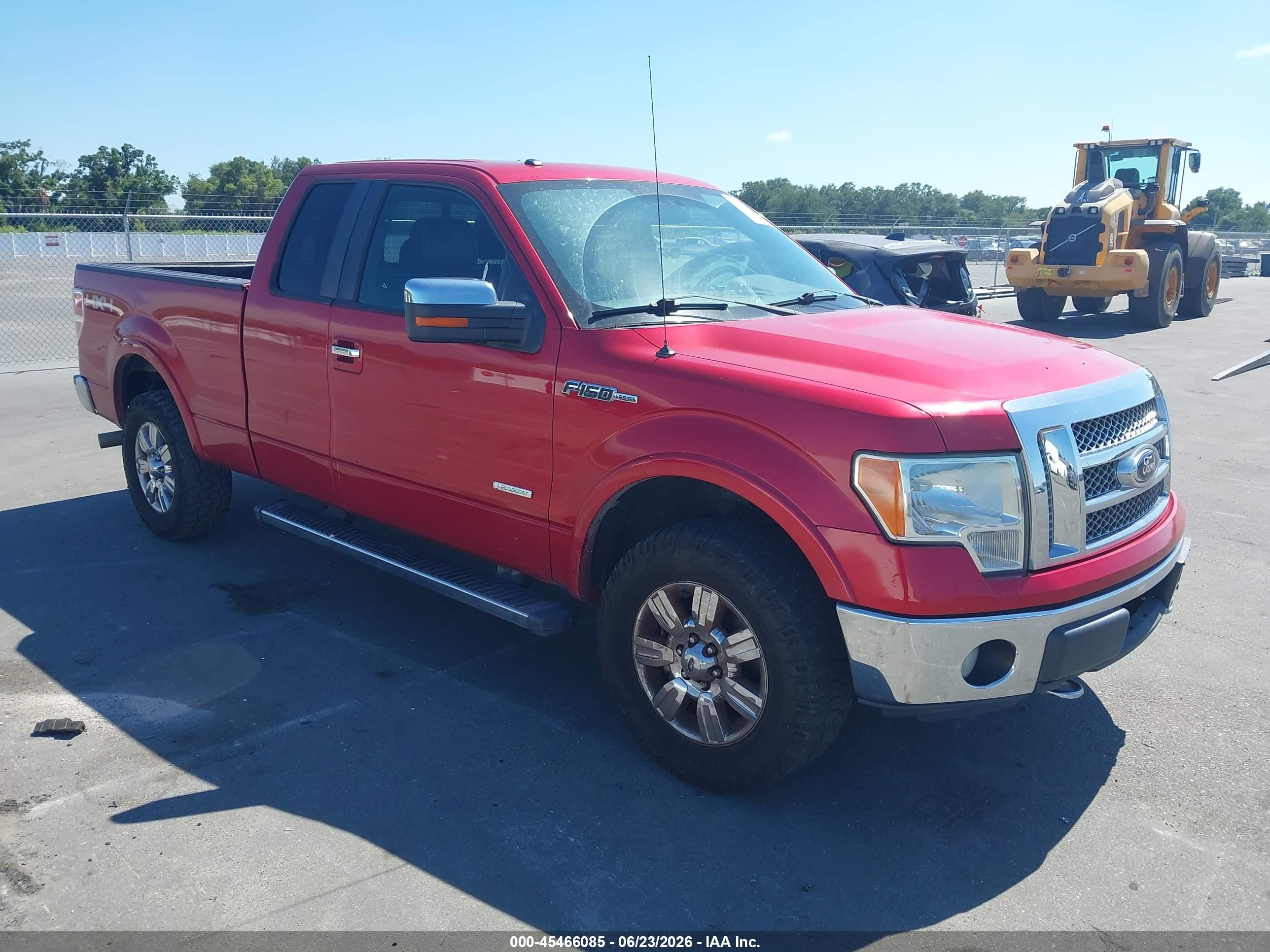 2012 Ford F-150 Fx4/lariat/xl/xlt Red vin: 1FTFX1ET4CFB19959